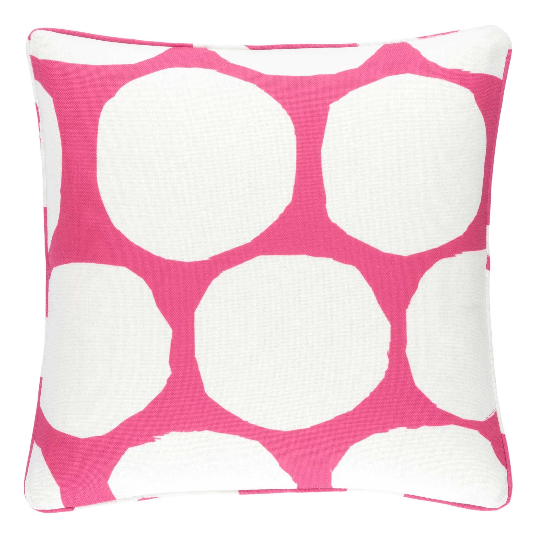 On The Spot Indoor/Outdoor Decorative Pillow Cover | Fuchsia - Image 2