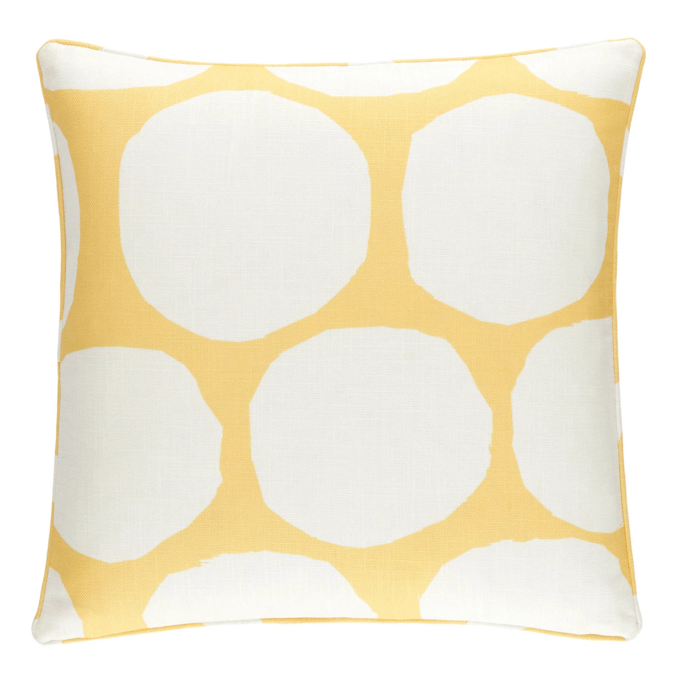 On The Spot Indoor/Outdoor Decorative Pillow Cover | Pale Yellow - Image 2