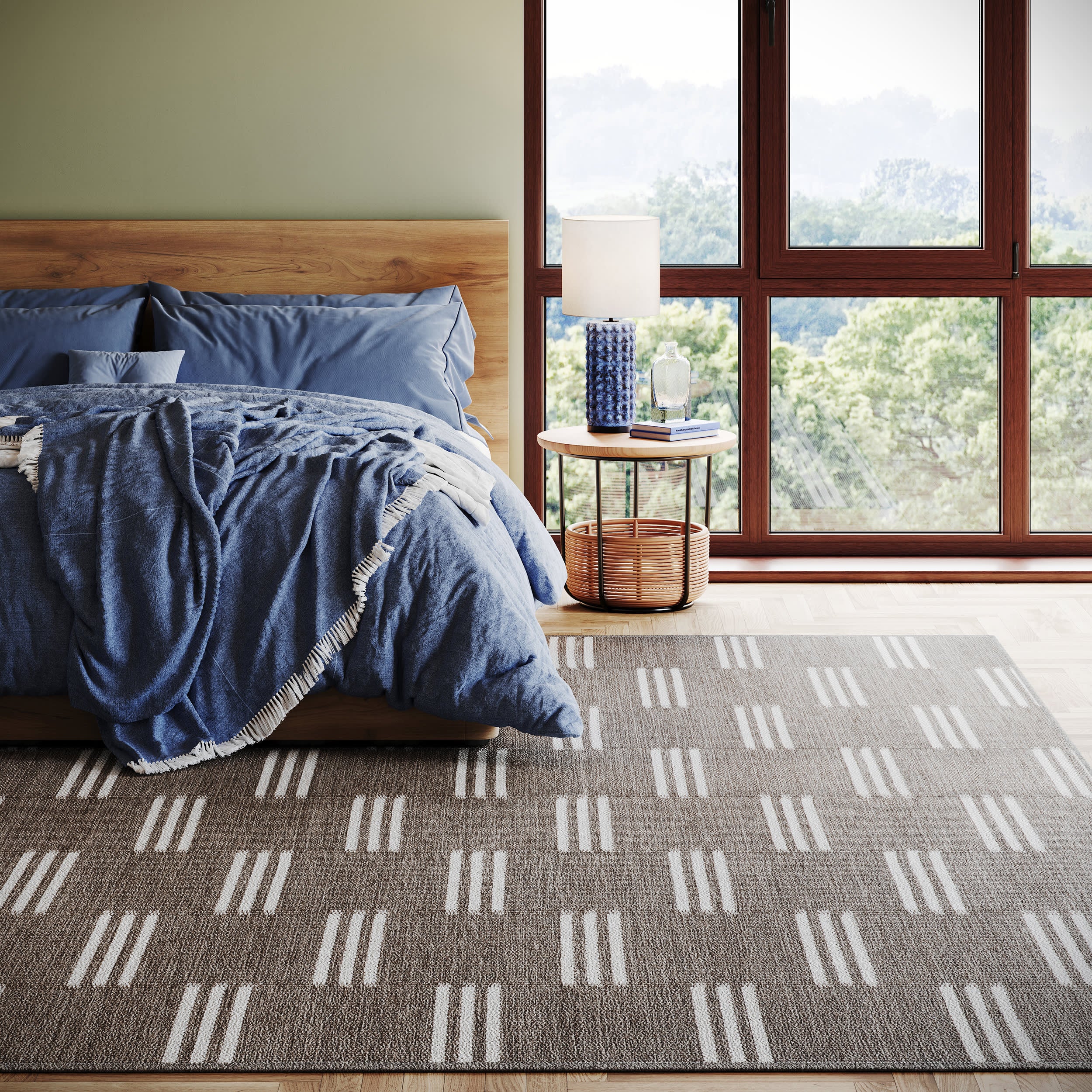 Ondine Coastal Indoor/Outdoor Custom Rug | Beige - Image 2