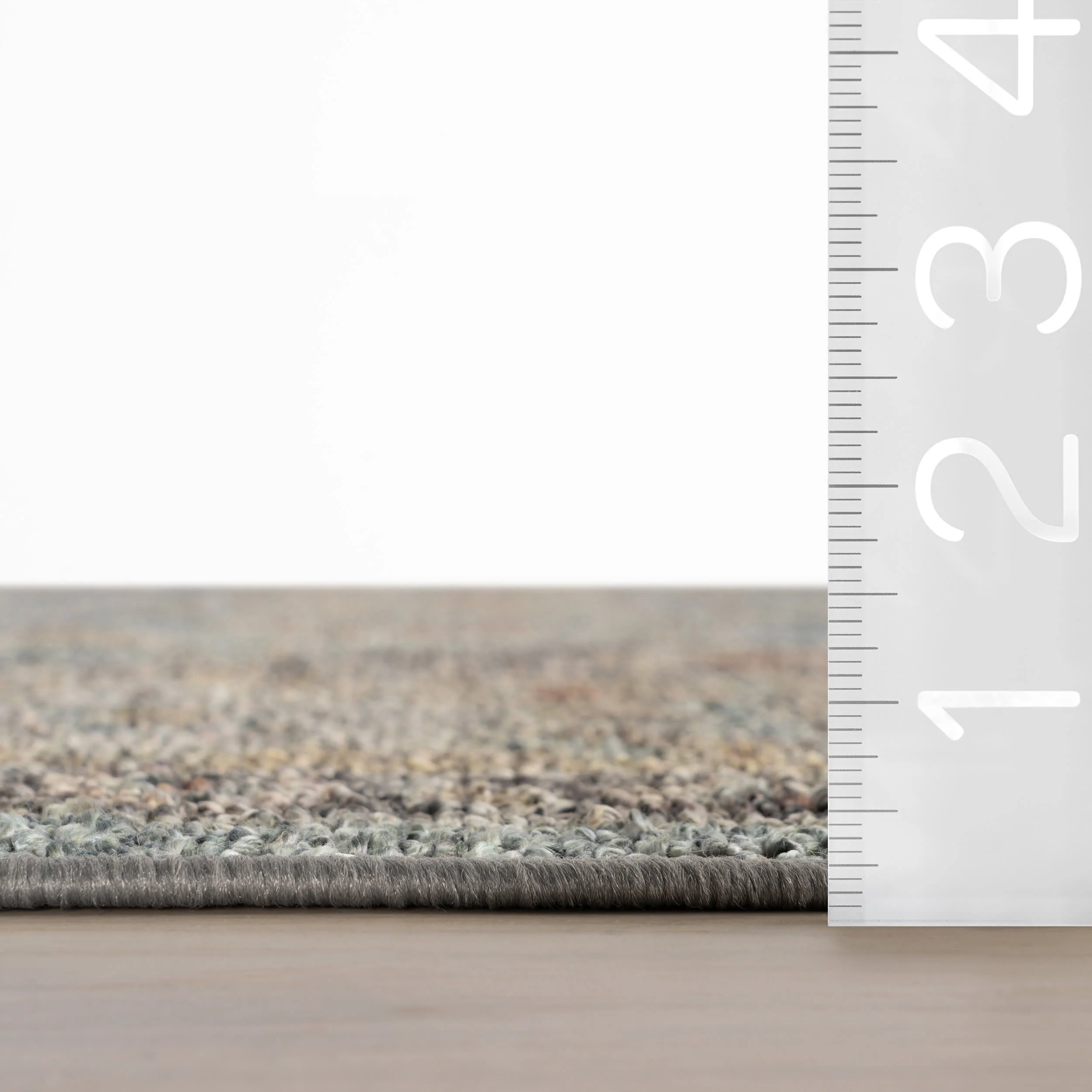 Felisse Traditional Bordered Washable Rug | Blue - Image 7