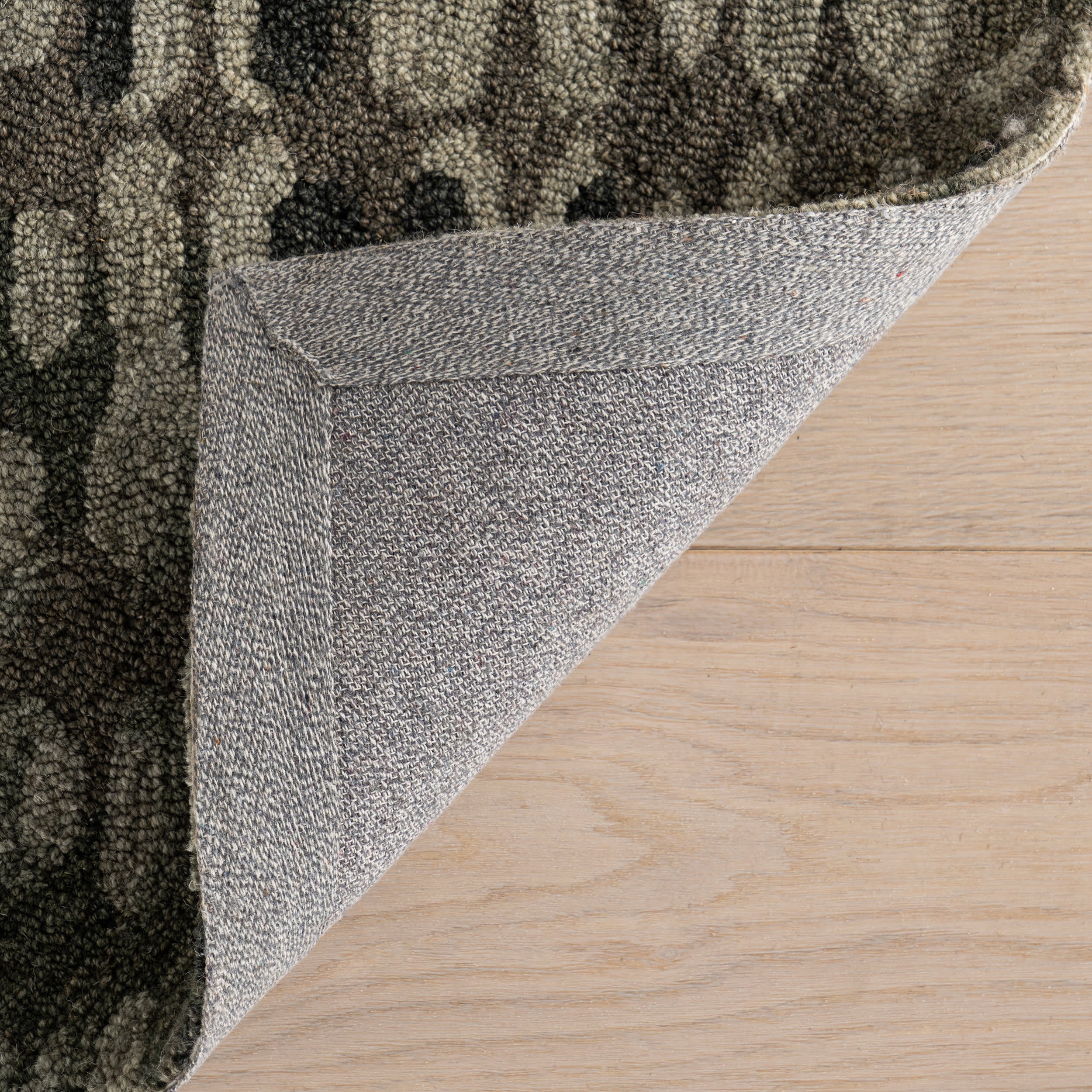 Paint Chip Hand Micro Hooked Wool Rug | Forest - Image 3