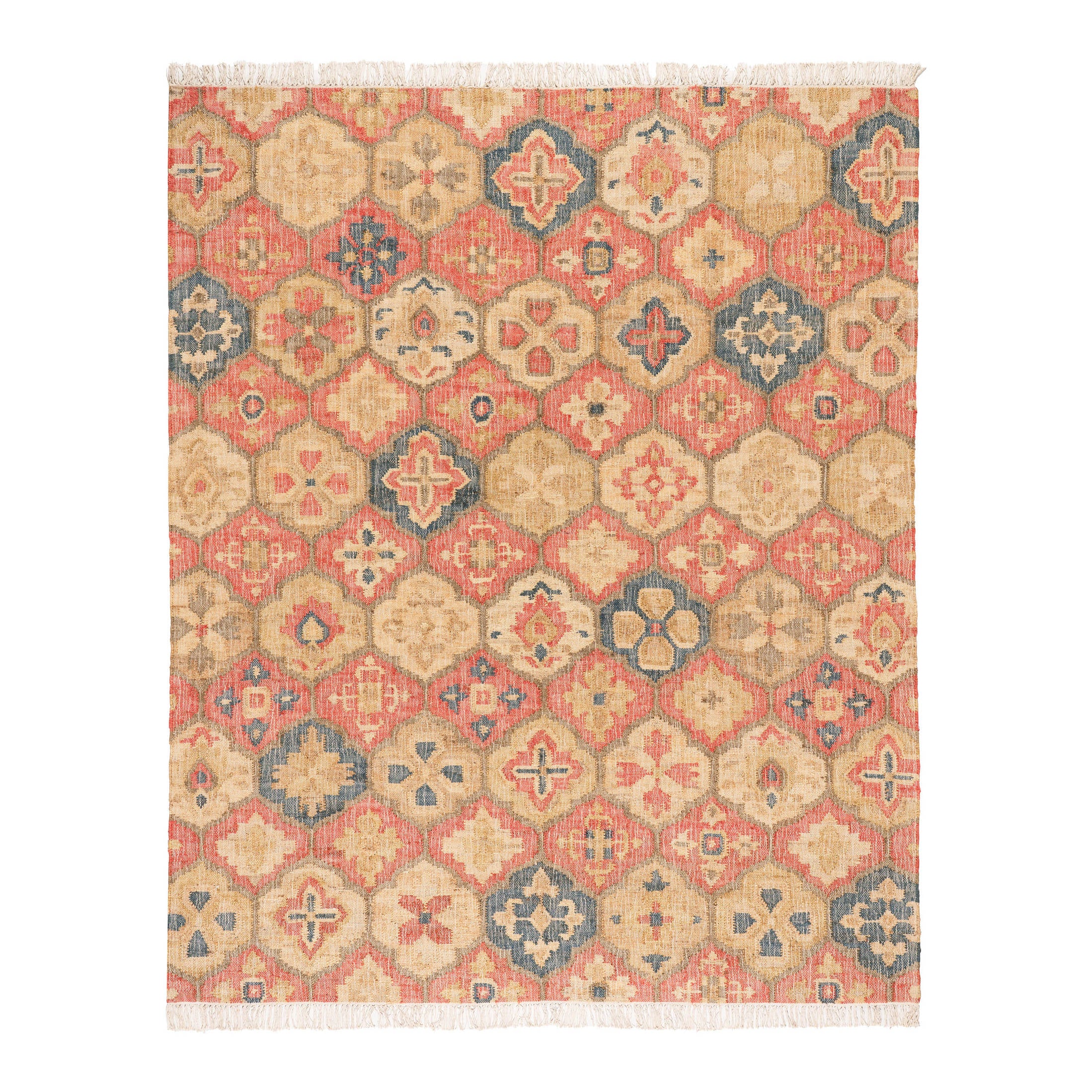 Pali Handwoven Jute Rug | Multi - Image 3