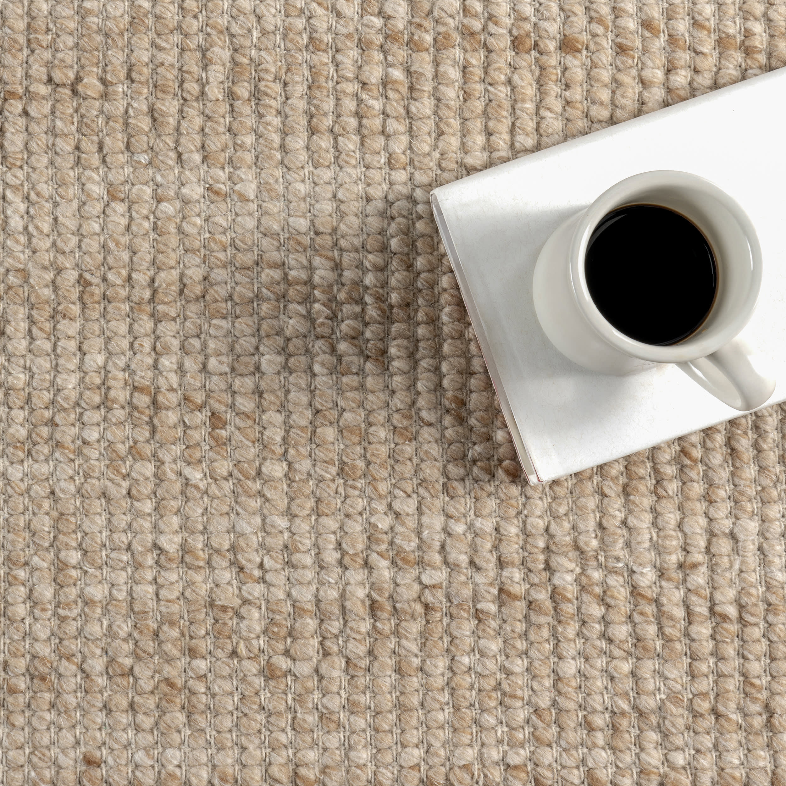 Nest Luxe Marled Rug | Beige - Image 8