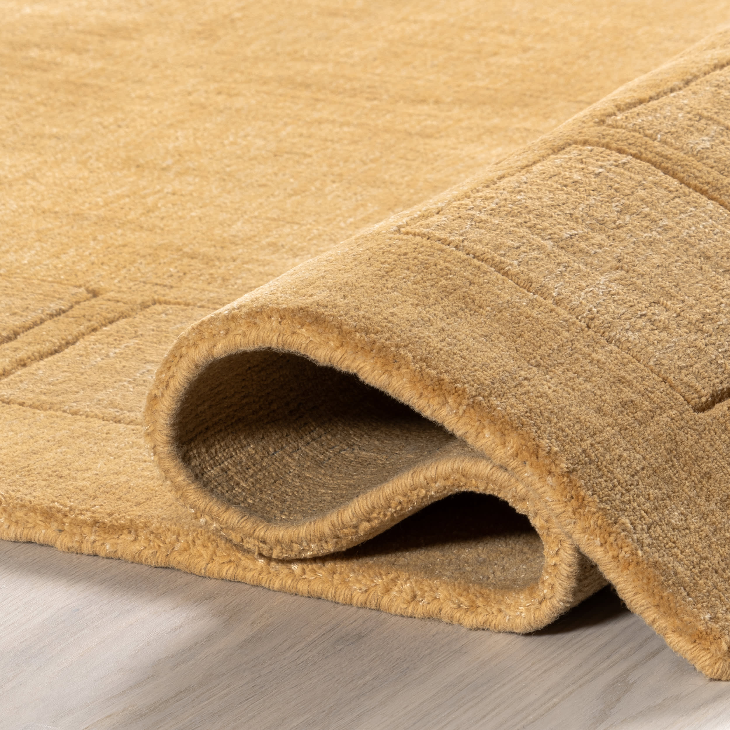 Lira High-Low Wool-Blend Rug | Golden Butter - Image 7