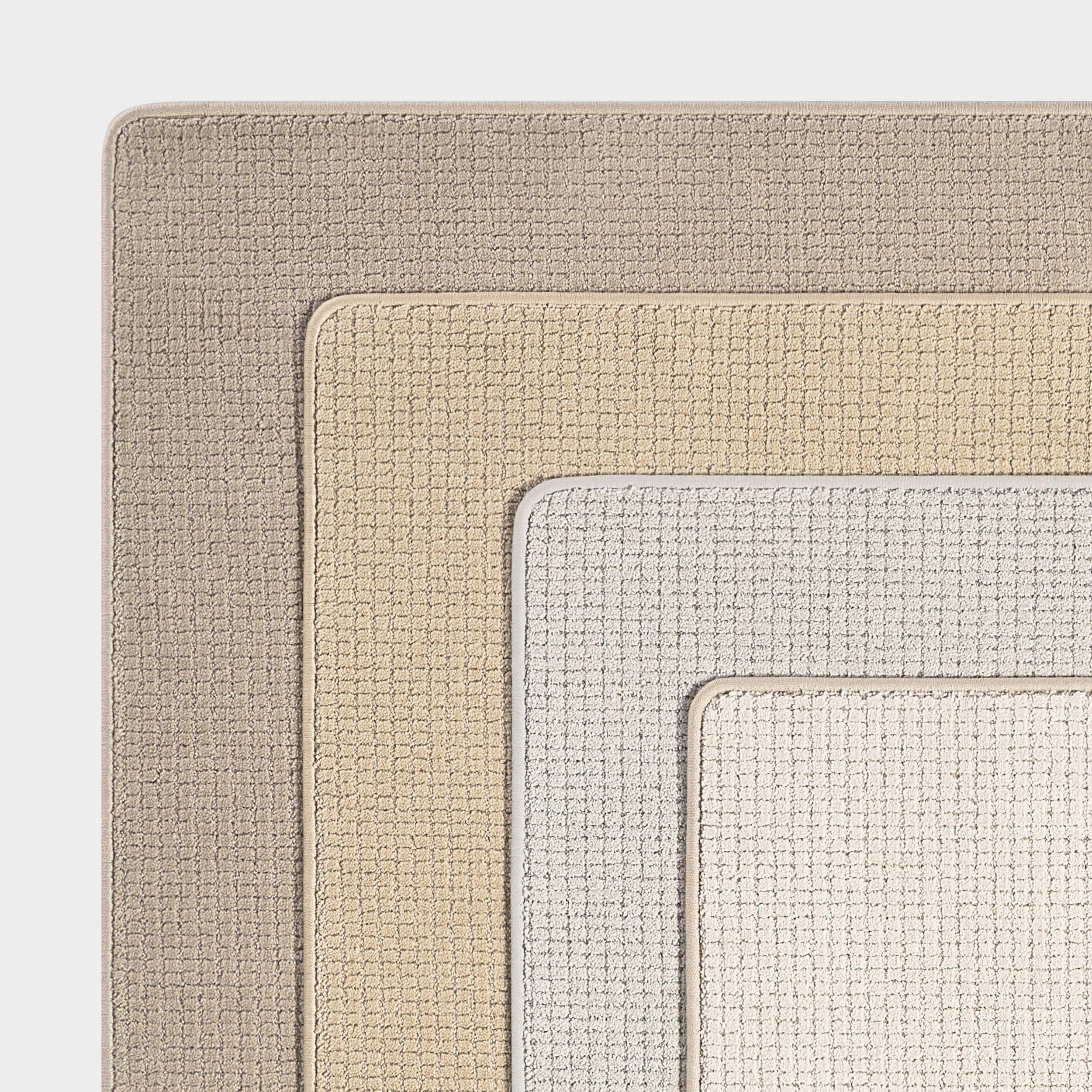 Petrel Micro-Checked Custom Rug | Tan - Image 5