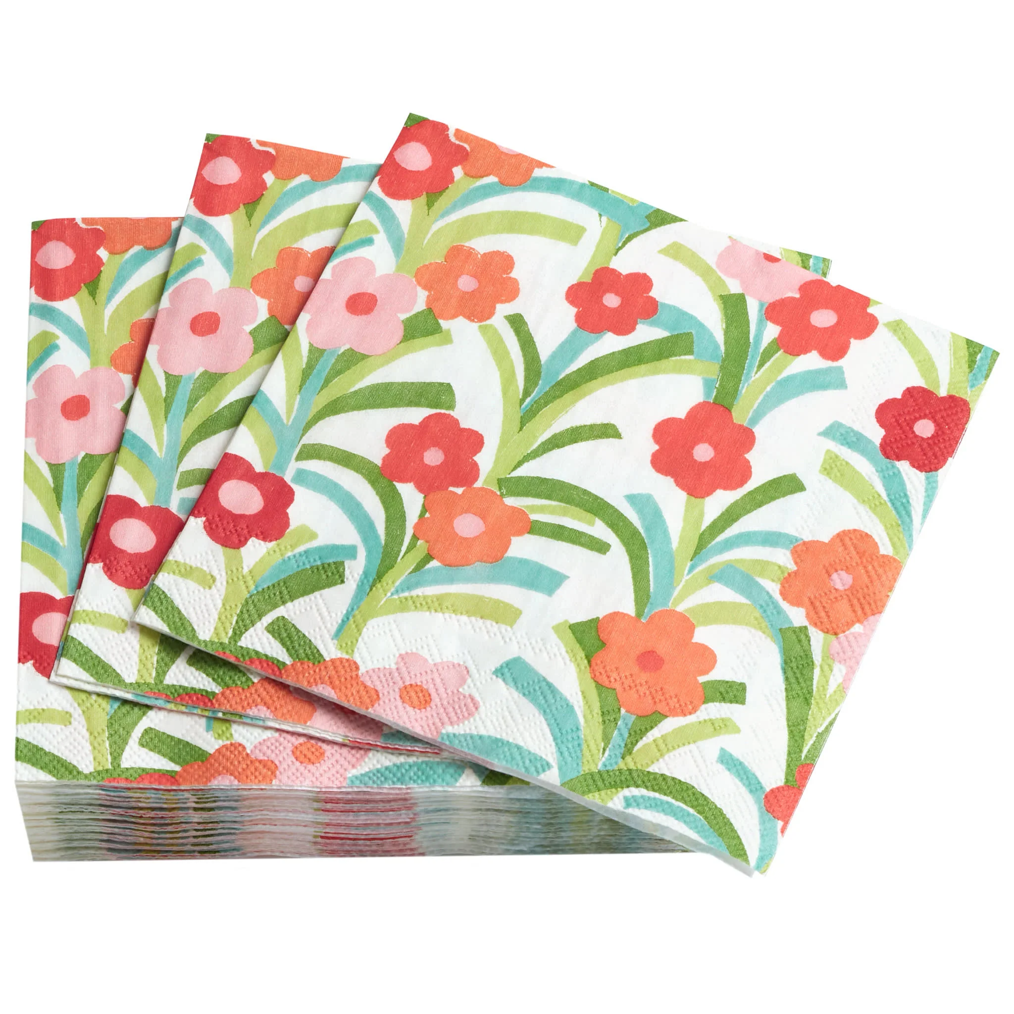 Playful Posies Napkin | Poppy - Image 3