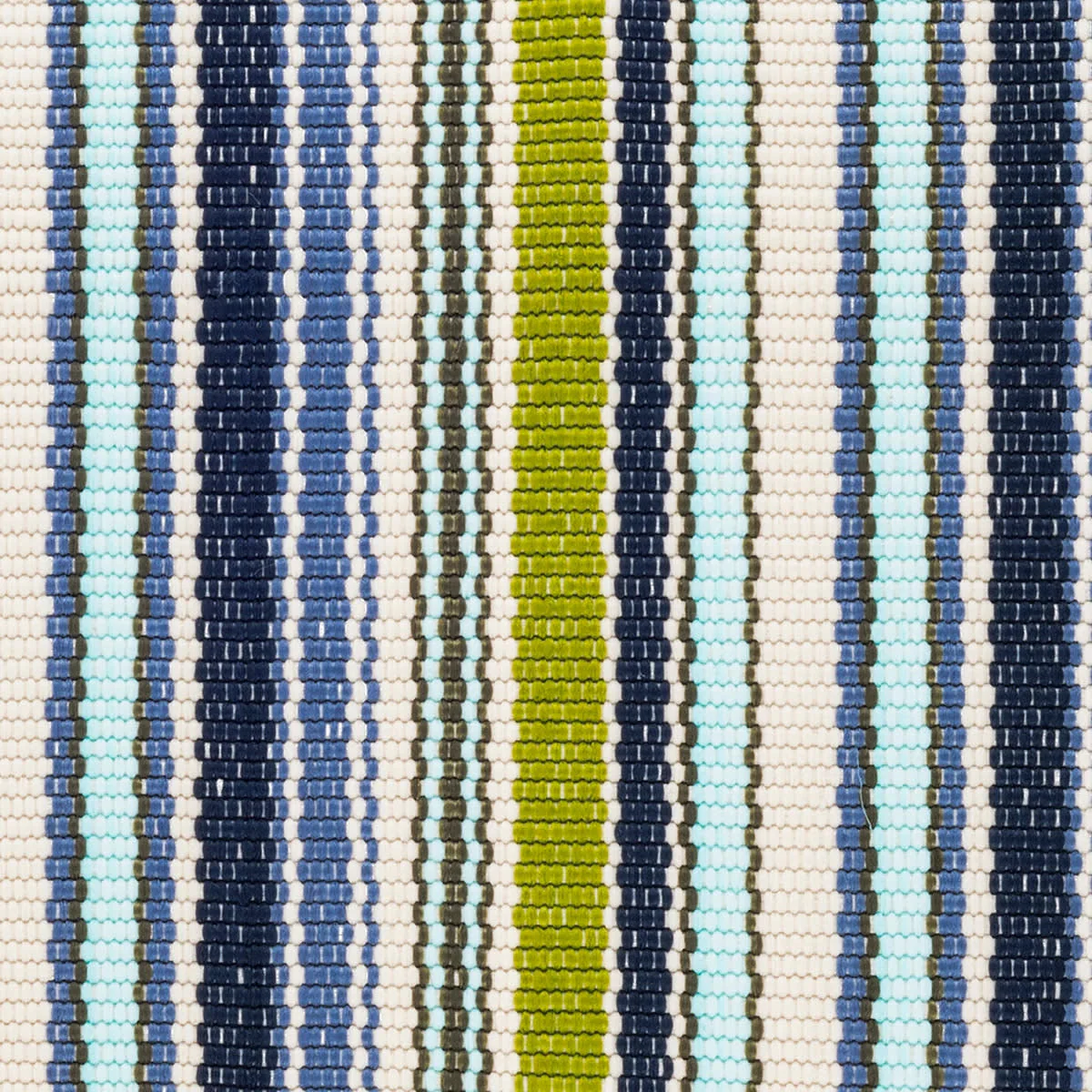 Pond Stripe Handwoven Indoor/Outdoor Rug Swatch | Multi