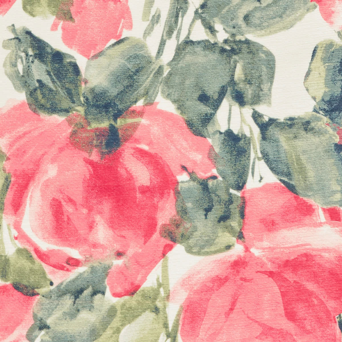 Pretty Peonies Machine Washable Rug Swatch | Multi