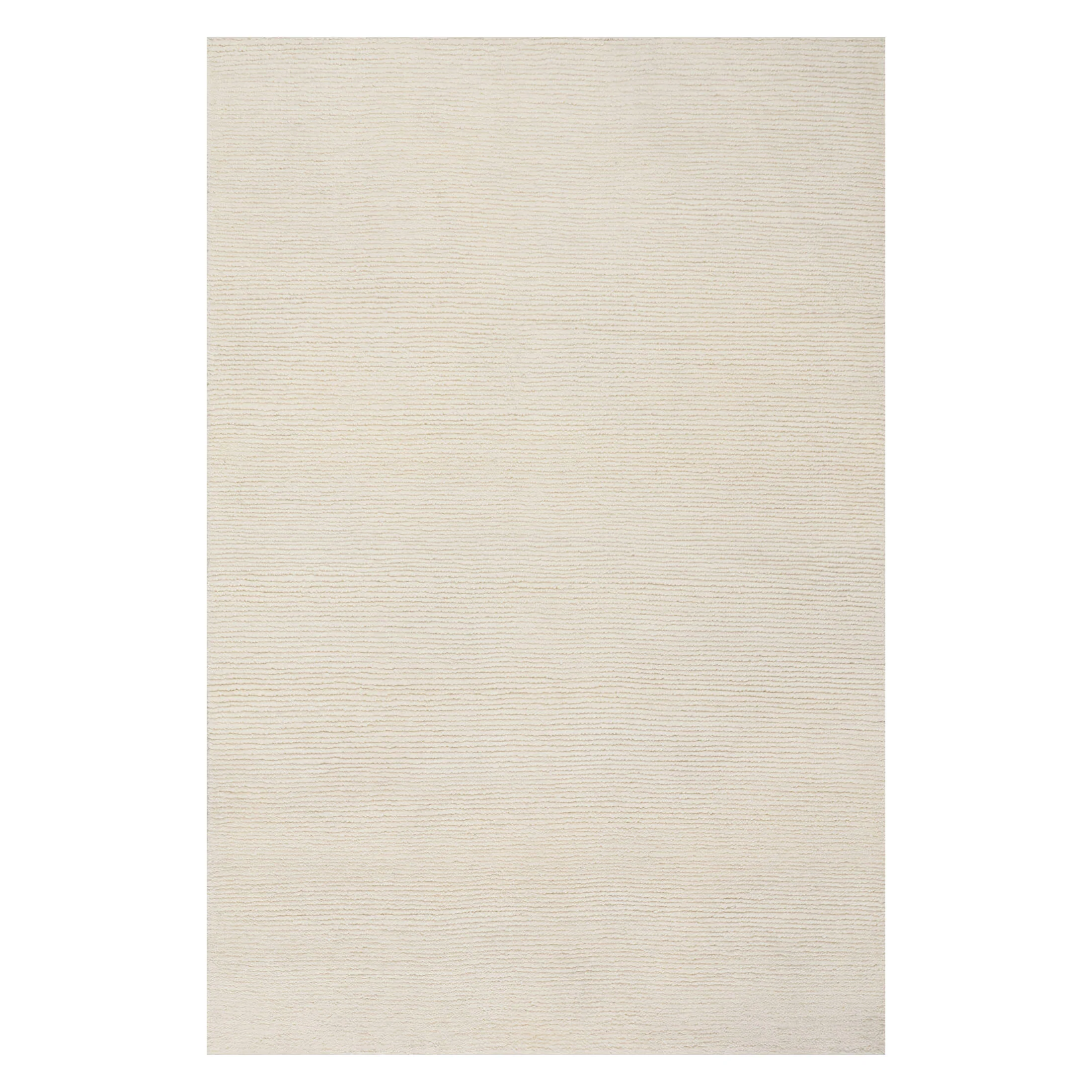 Ramsey Hand Knotted Wool Rug | Ivory