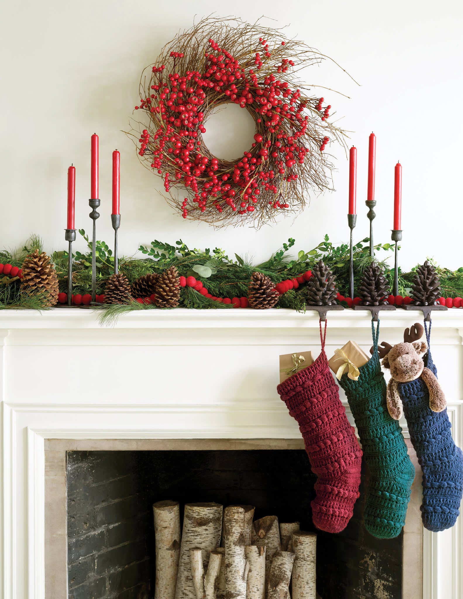 Wool Knit Stocking | Ink - Image 2