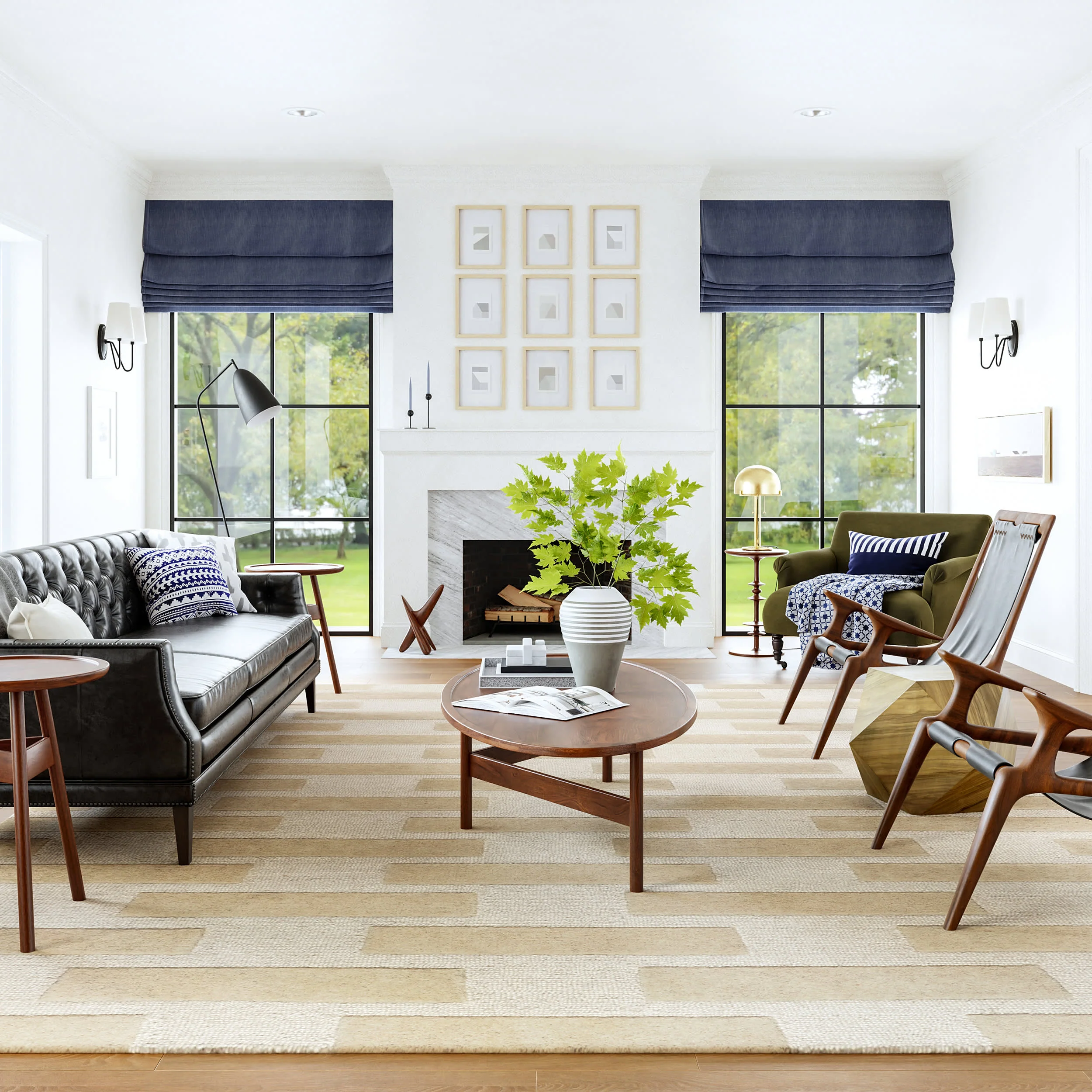 Luca High-Low Wool Rug | Ivory - Image 3