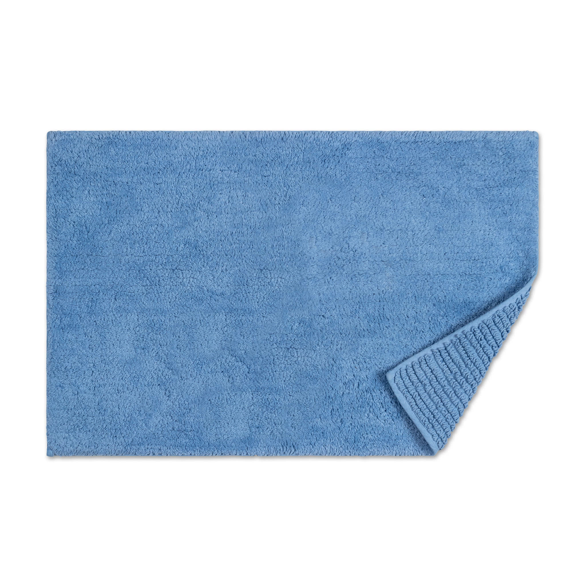 Reversible Solid Bath Rug | Blue - Image 4