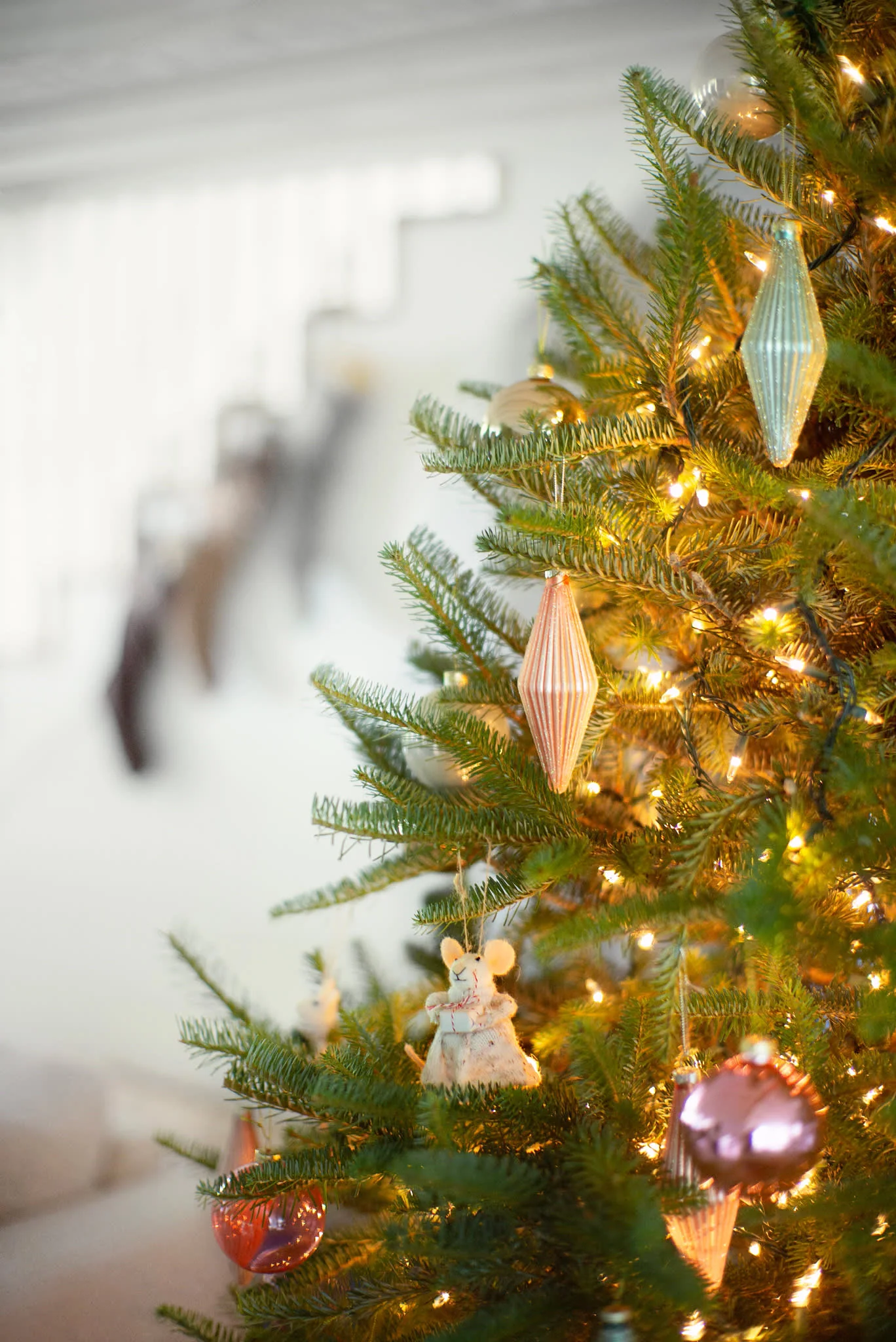 Ribbed Rhombus Ornaments/Set of 6 | Mineral - Image 3