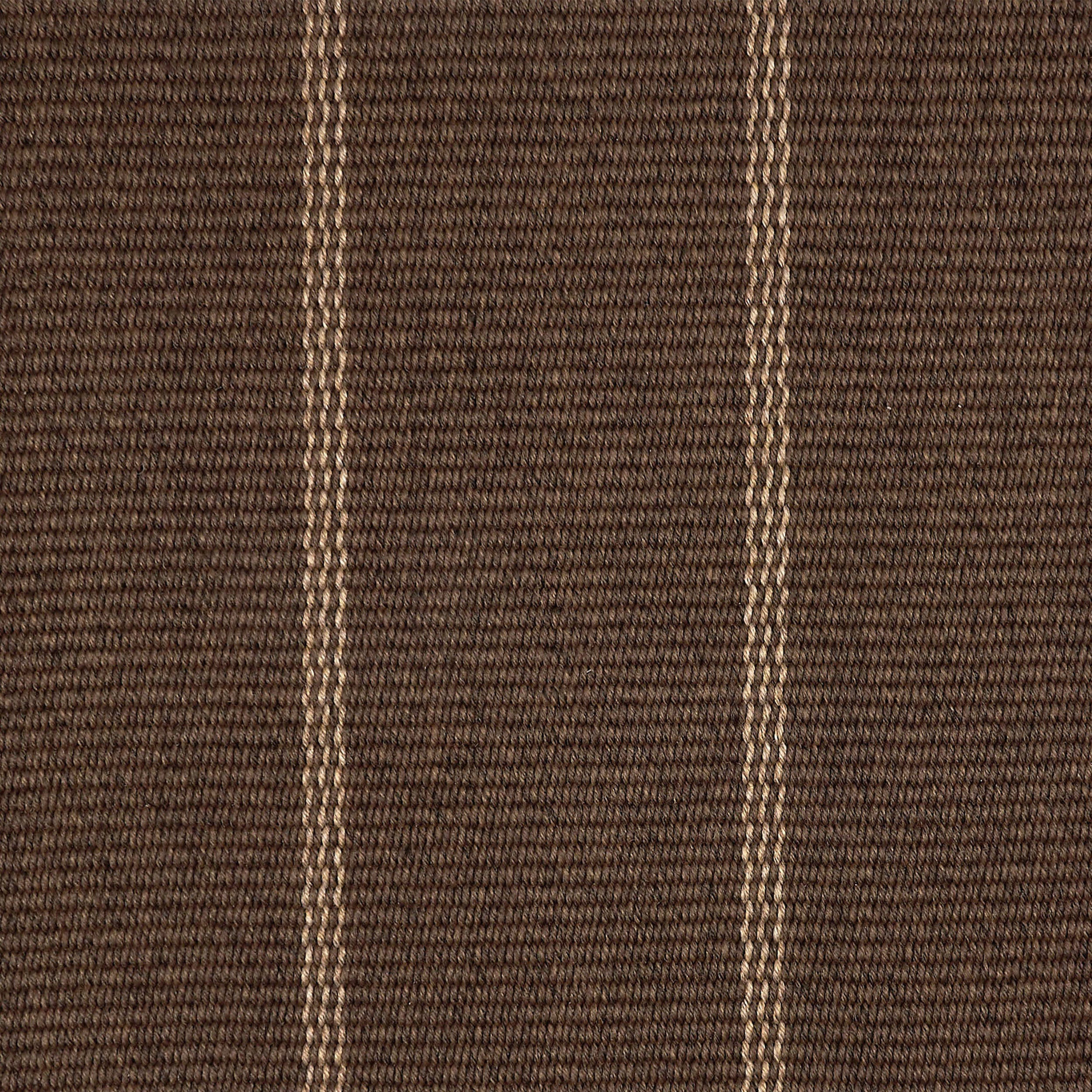 Riva Striped Coastal Indoor/Outdoor Custom Rug Swatch | Brown