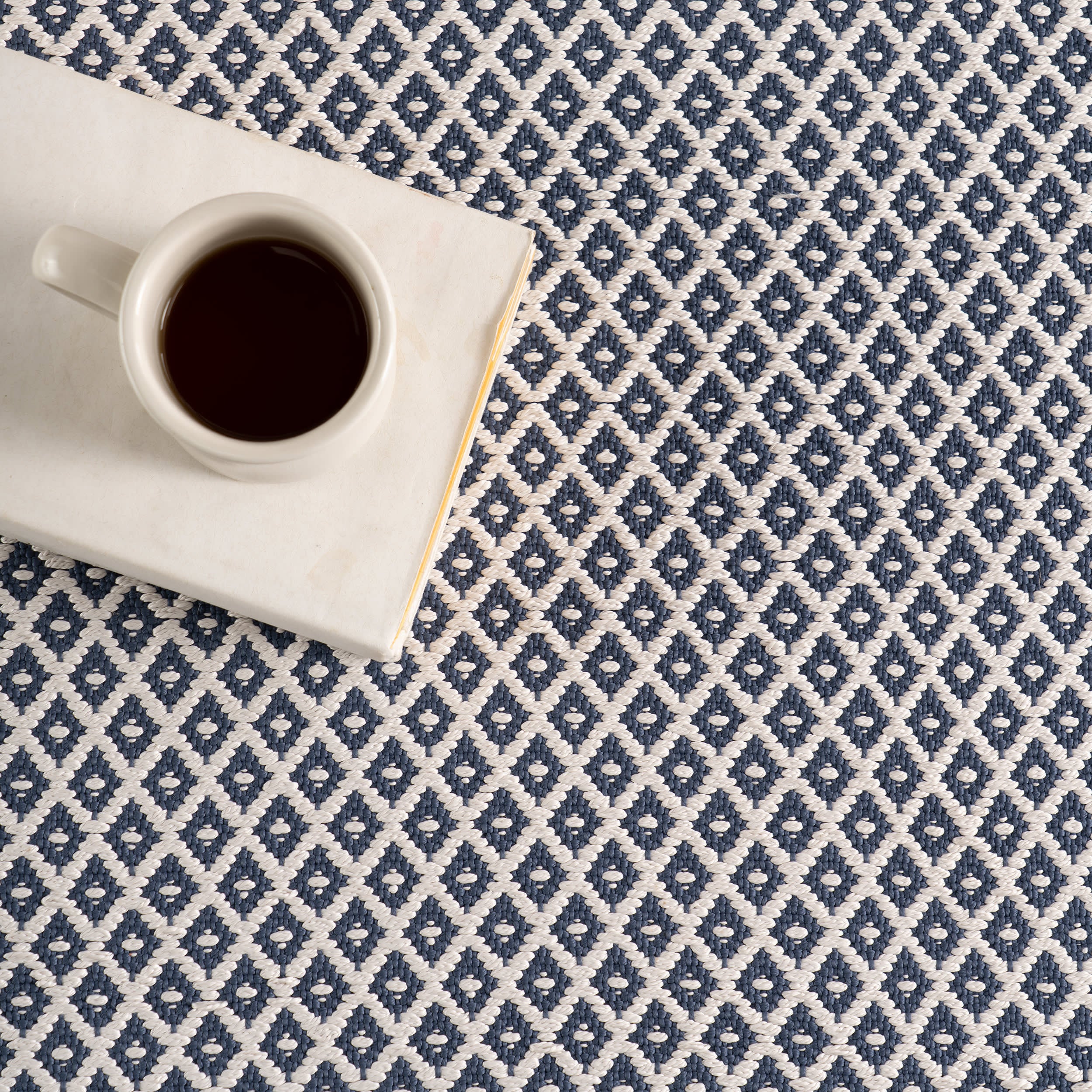 Riviera Handwoven Indoor/Outdoor Rug | Navy - Image 3