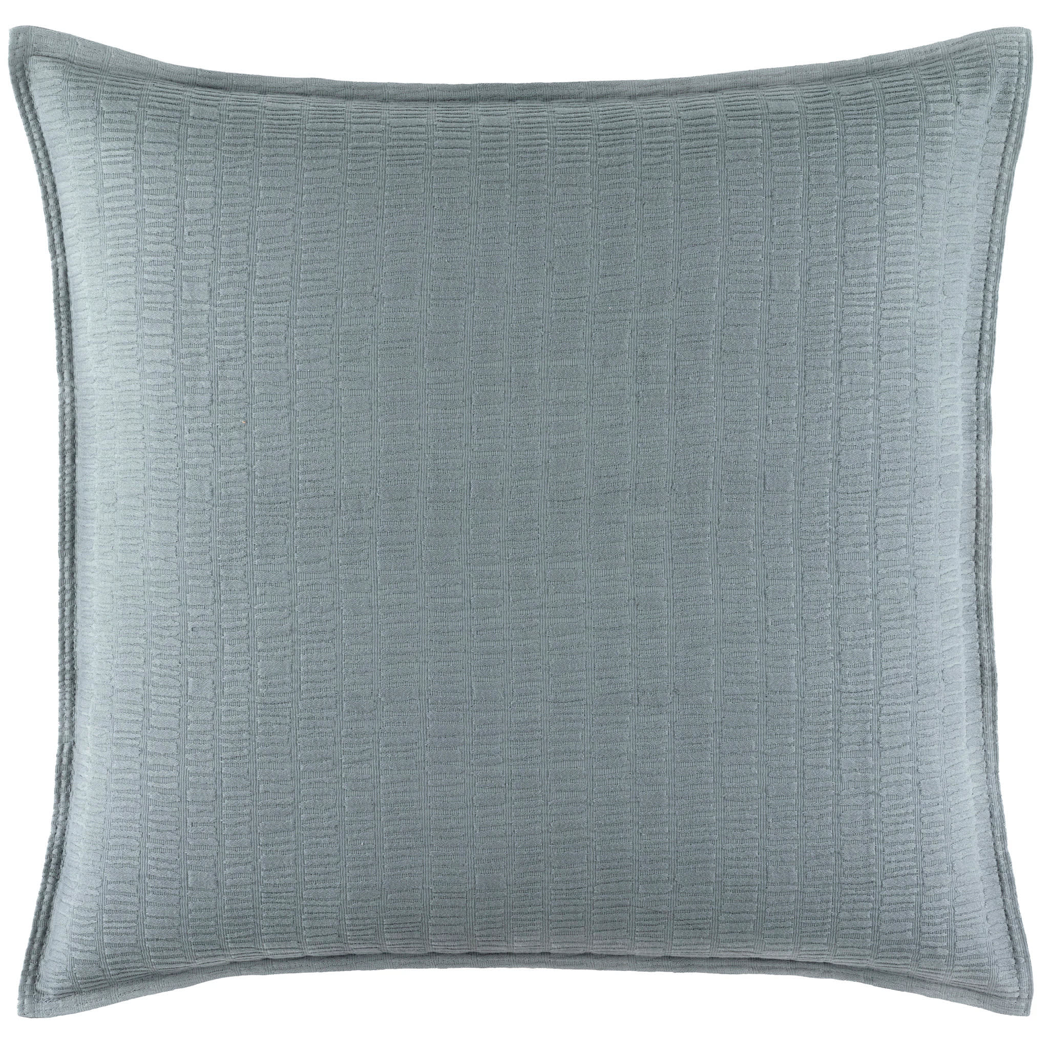 Roark Matelasse Sham | Pewter Blue