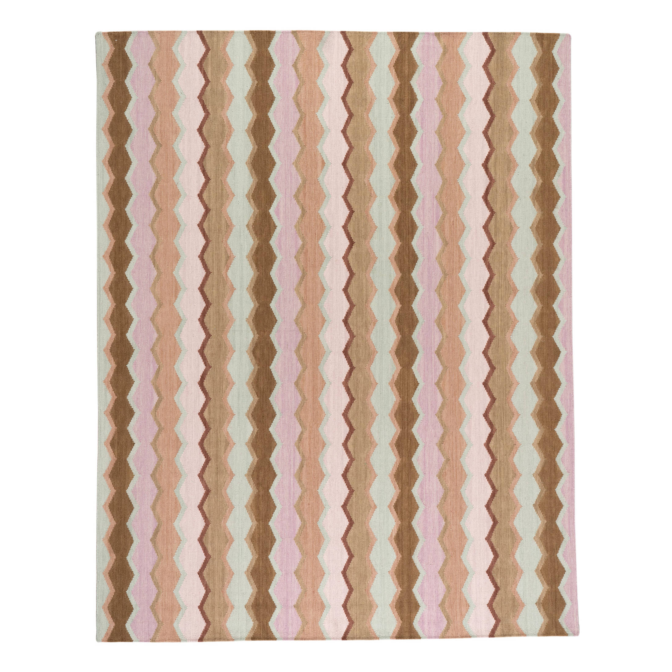 Safety Net Handwoven Wool Rug | Earth - Image 2