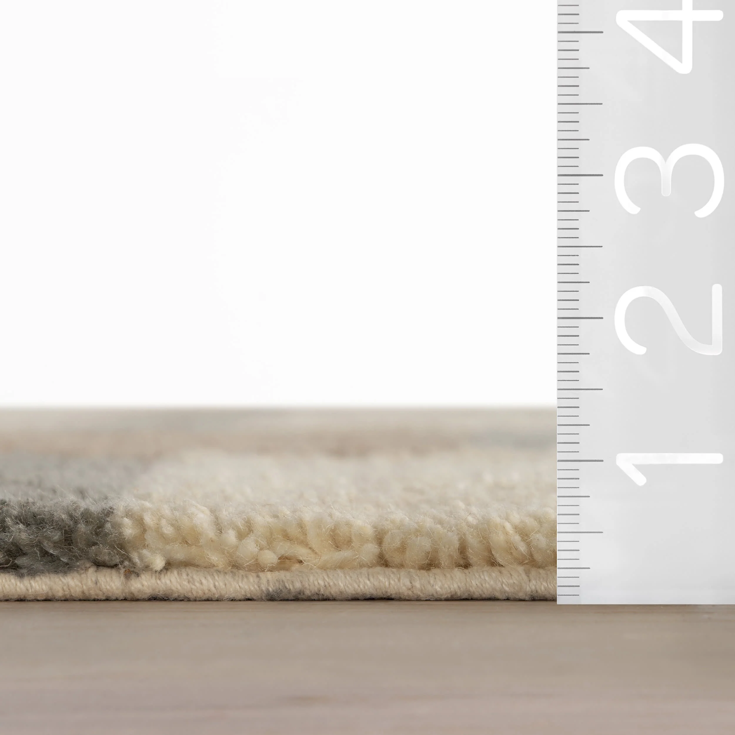 Saga Geometric Rug | Slate Blue - Image 7