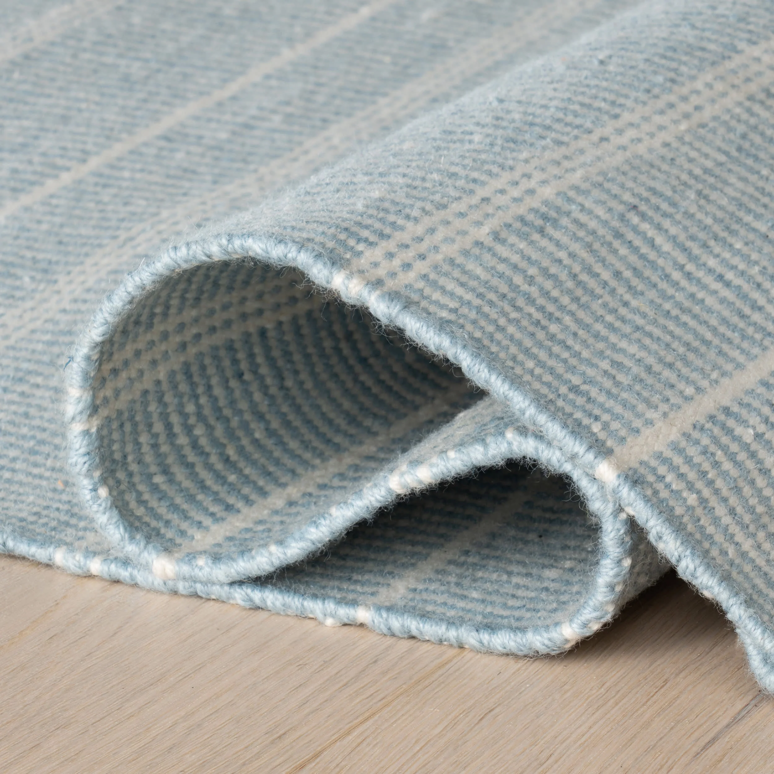 Samson Handwoven Indoor/Outdoor Rug | Swedish Blue - Image 6