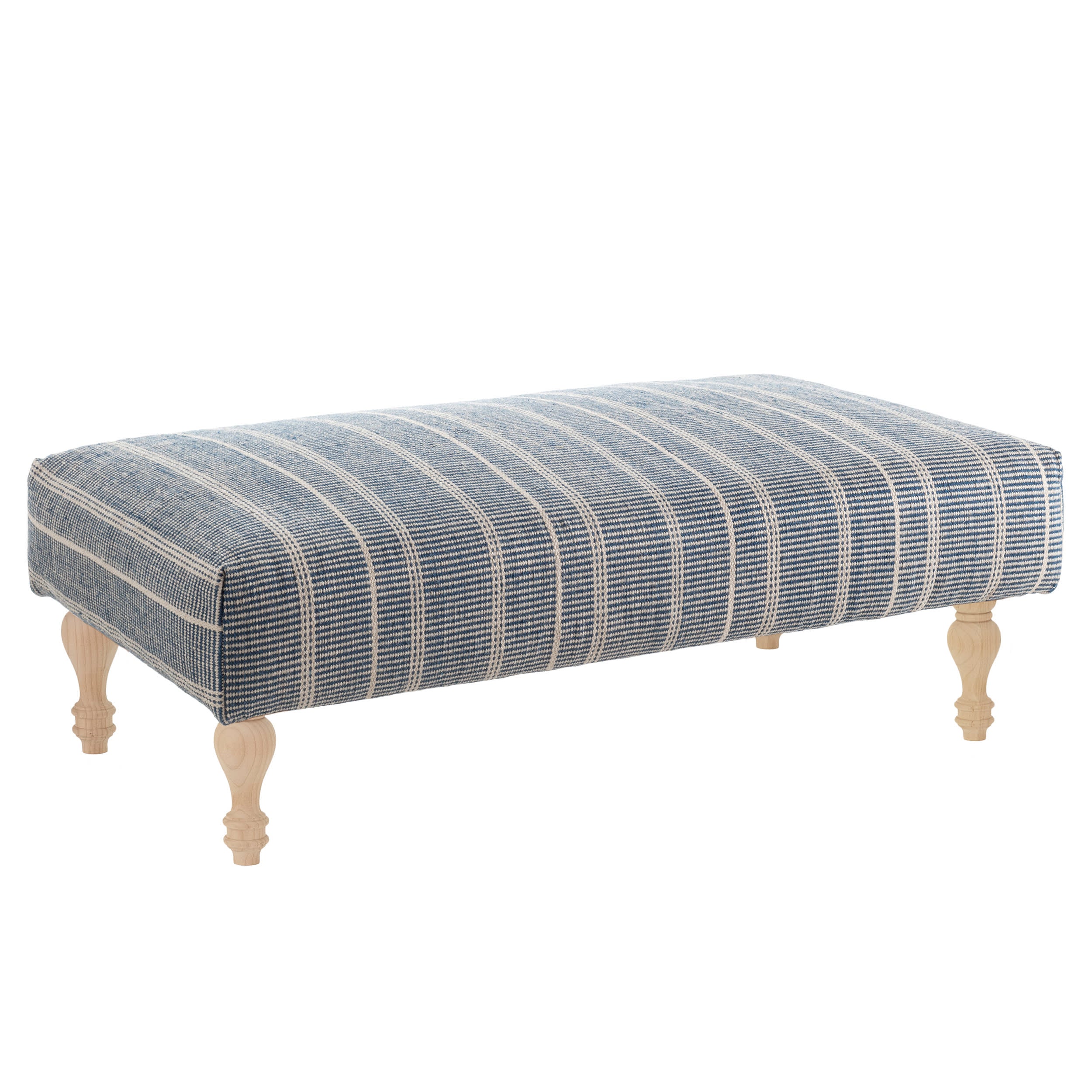 Samson PET Custom Rug Ottoman | Navy - Image 4