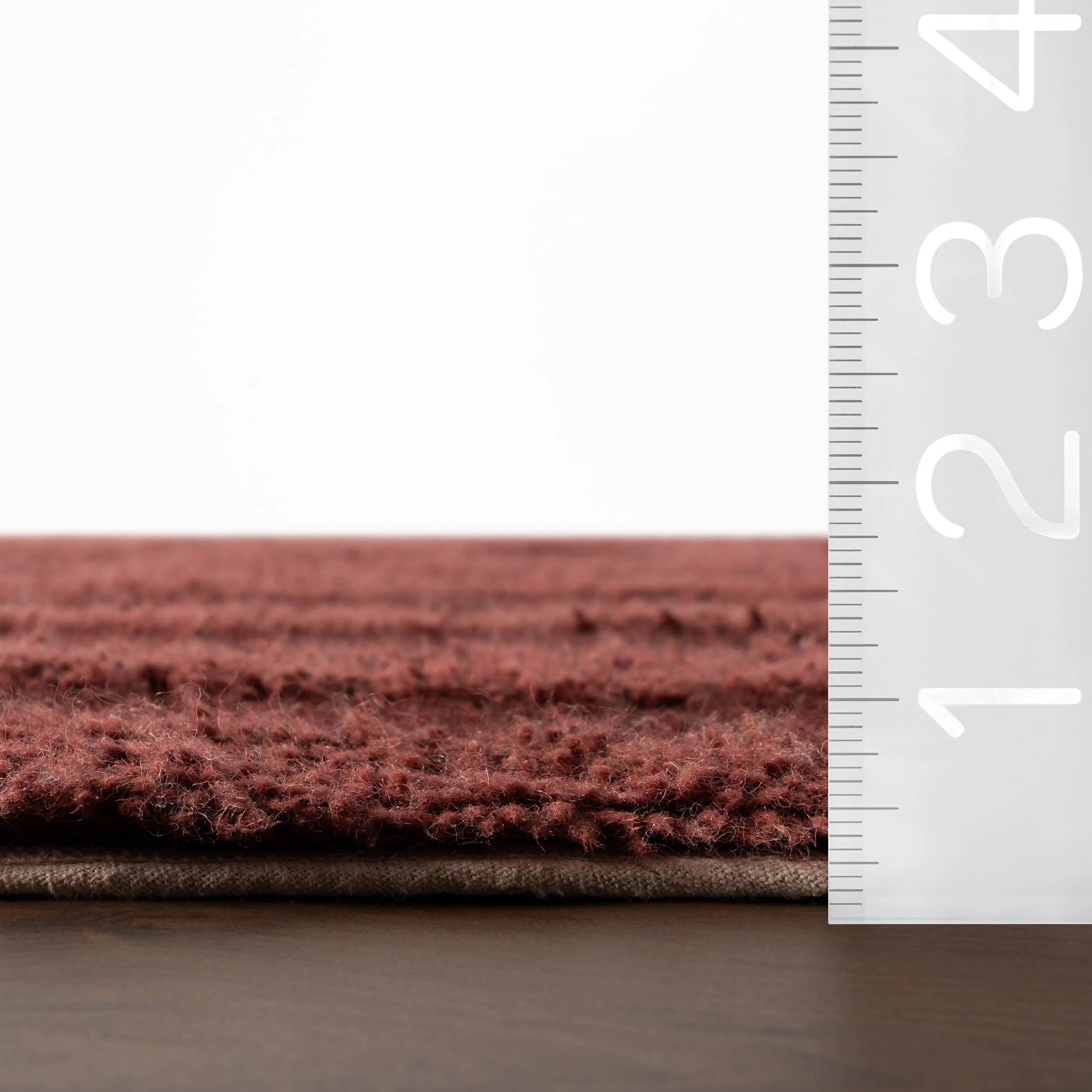 Shevina Handmade Washable Wool Rug | Burgundy - Image 7