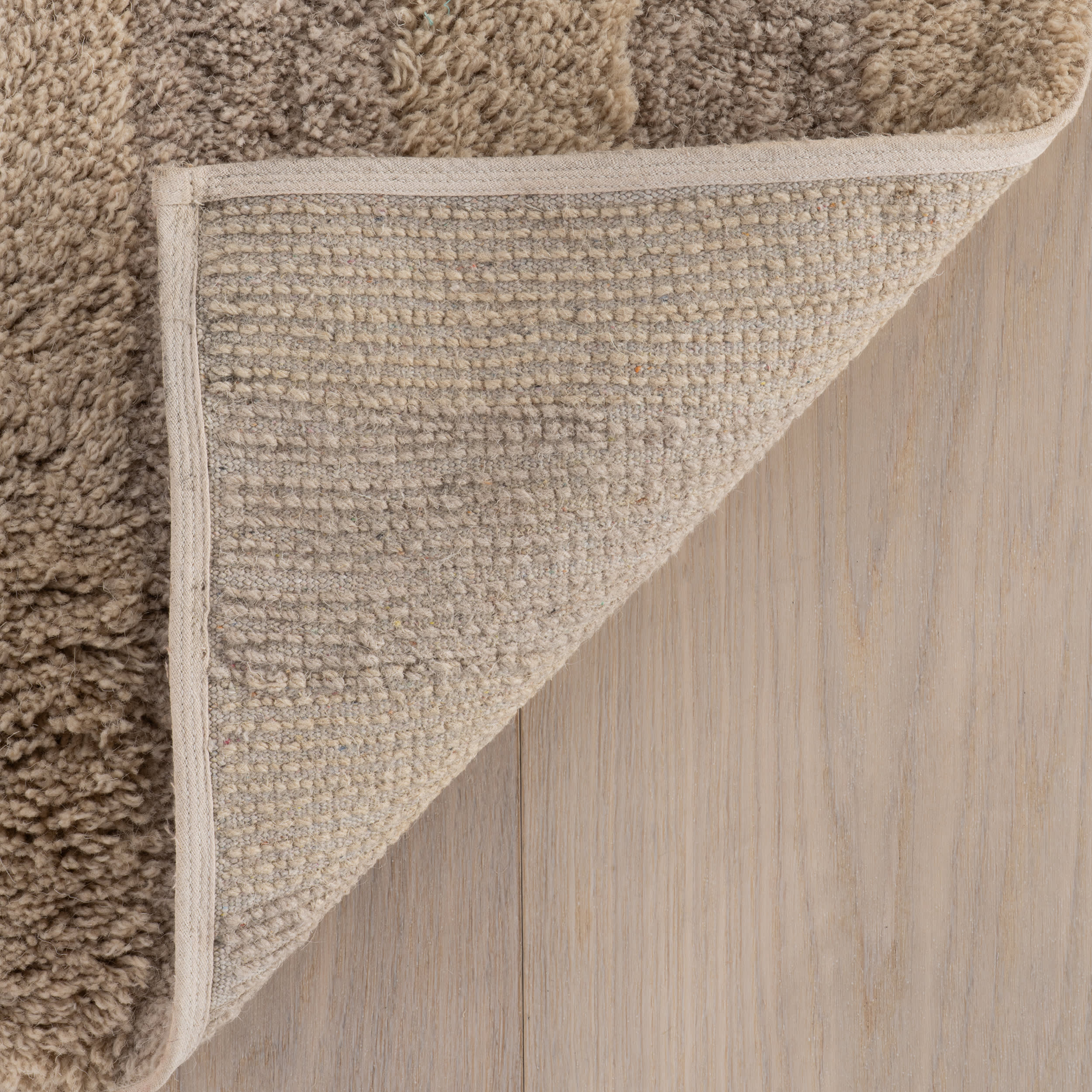 Shevina Handmade Washable Wool Rug | Greige - Image 5