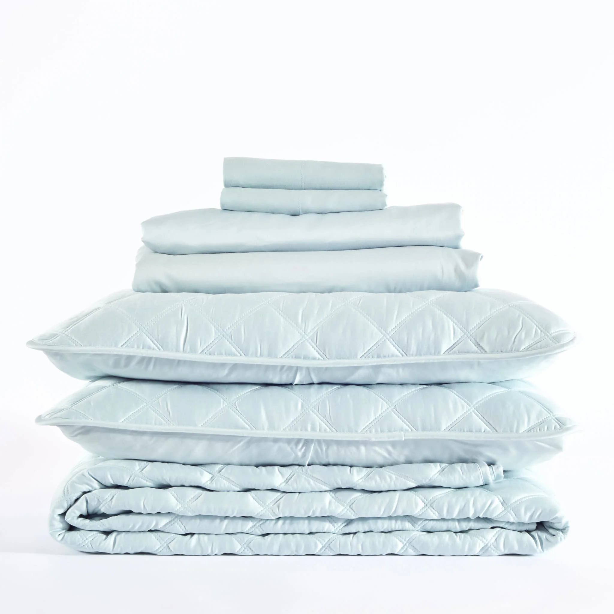 Silken Solid Grey Core Bedding Bundle | None - Image 2
