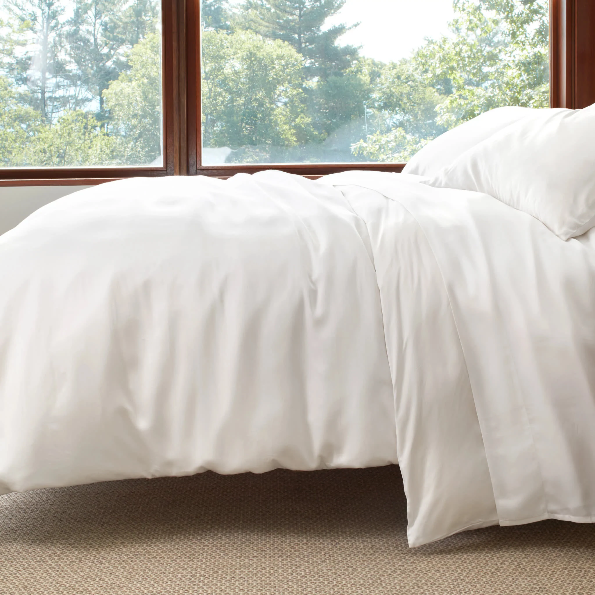 Silken Solid Sheet Set | White - Image 3