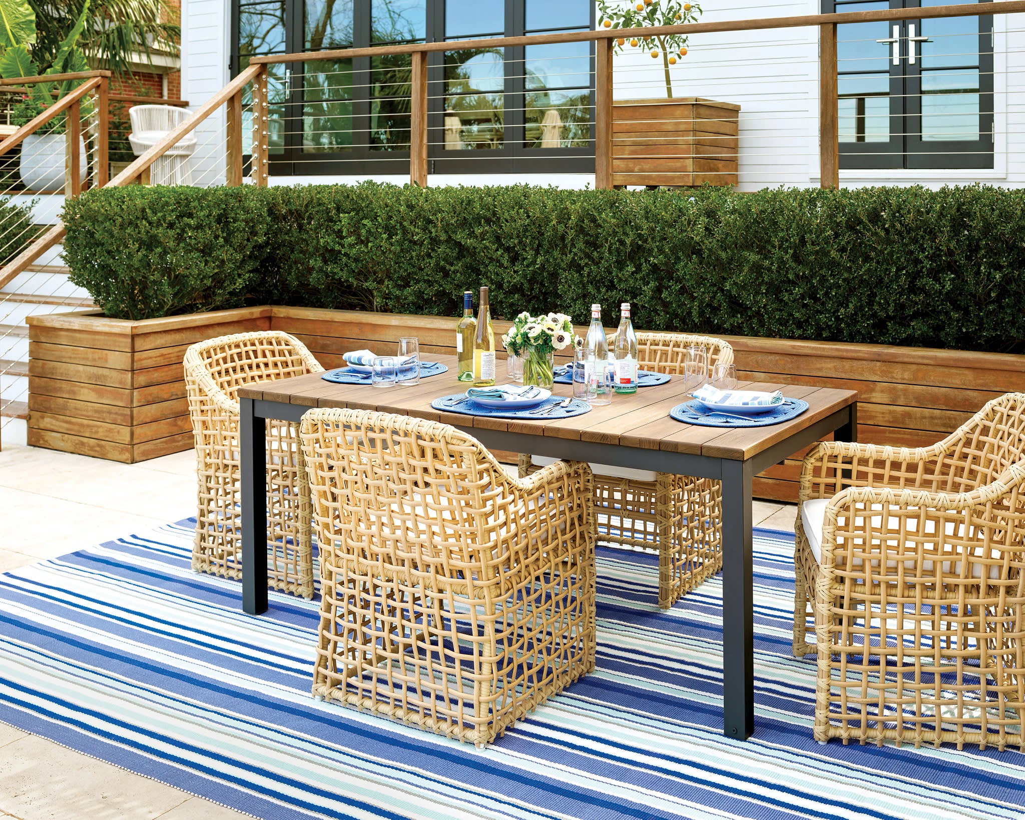 Riviera Outdoor Dining Chair | Neutral - Image 2