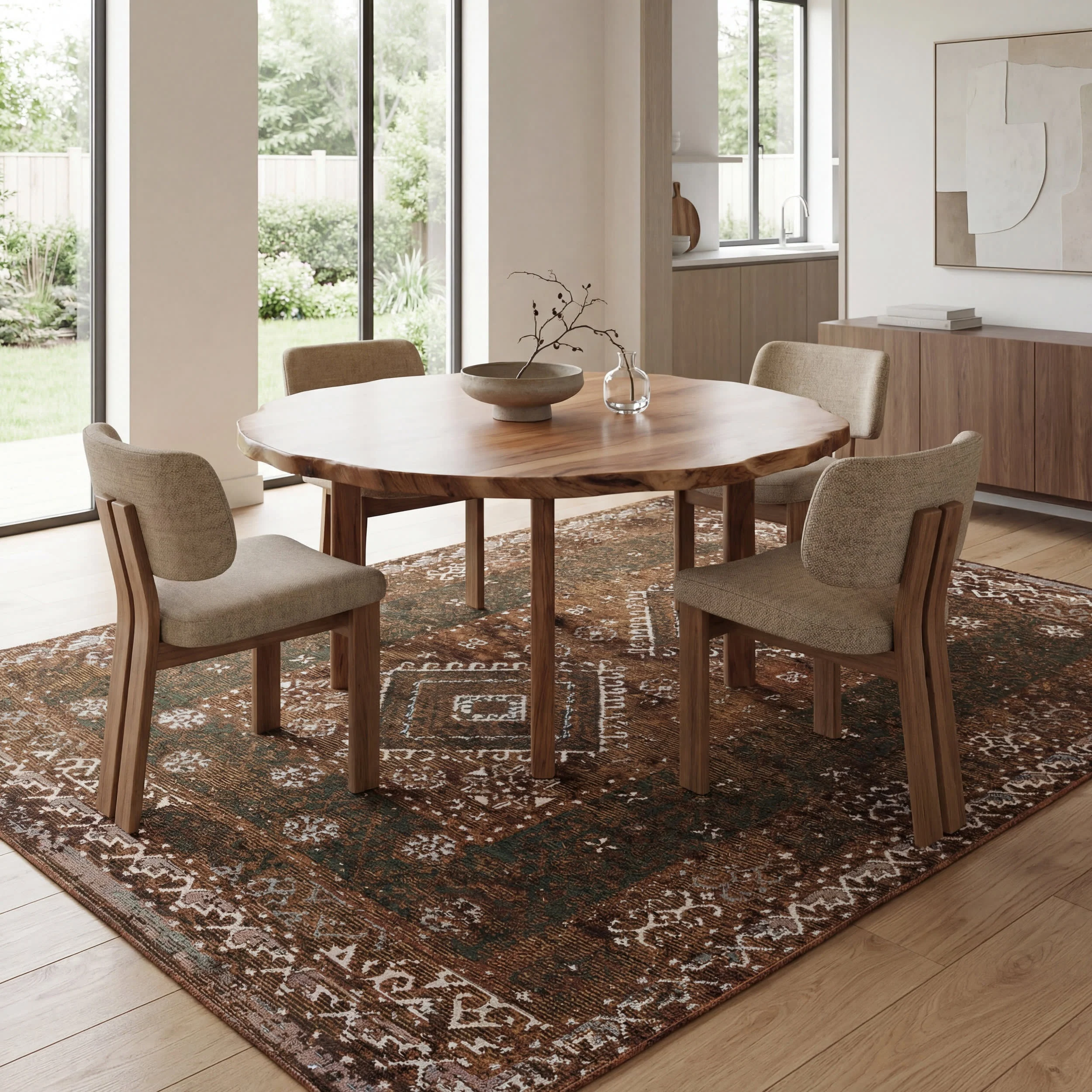 Fallenwood Indoor/Outdoor Rug | Brown - Image 4