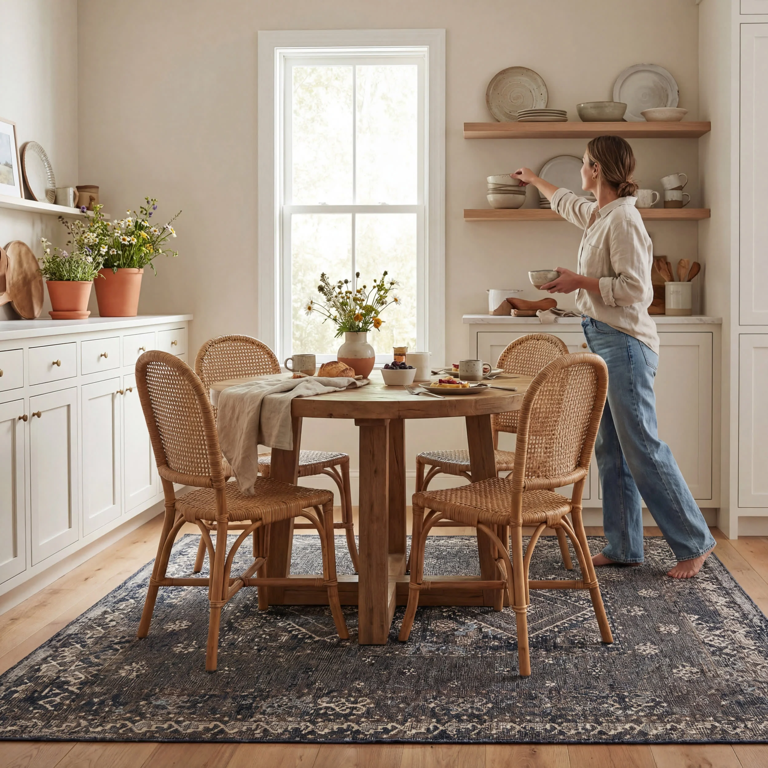 Fallenwood Indoor/Outdoor Rug | Navy - Image 4
