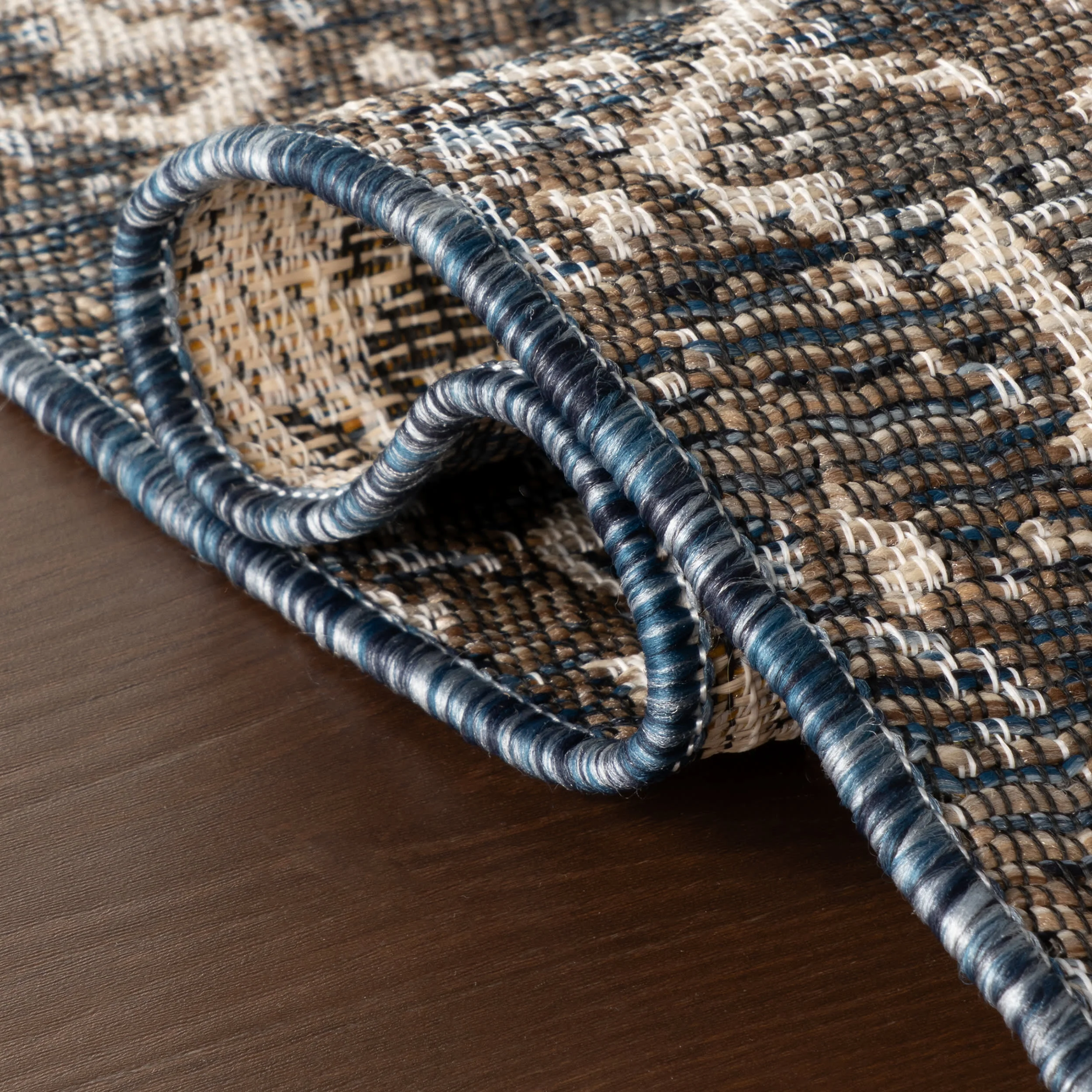 Fallenwood Indoor/Outdoor Rug | Navy - Image 9