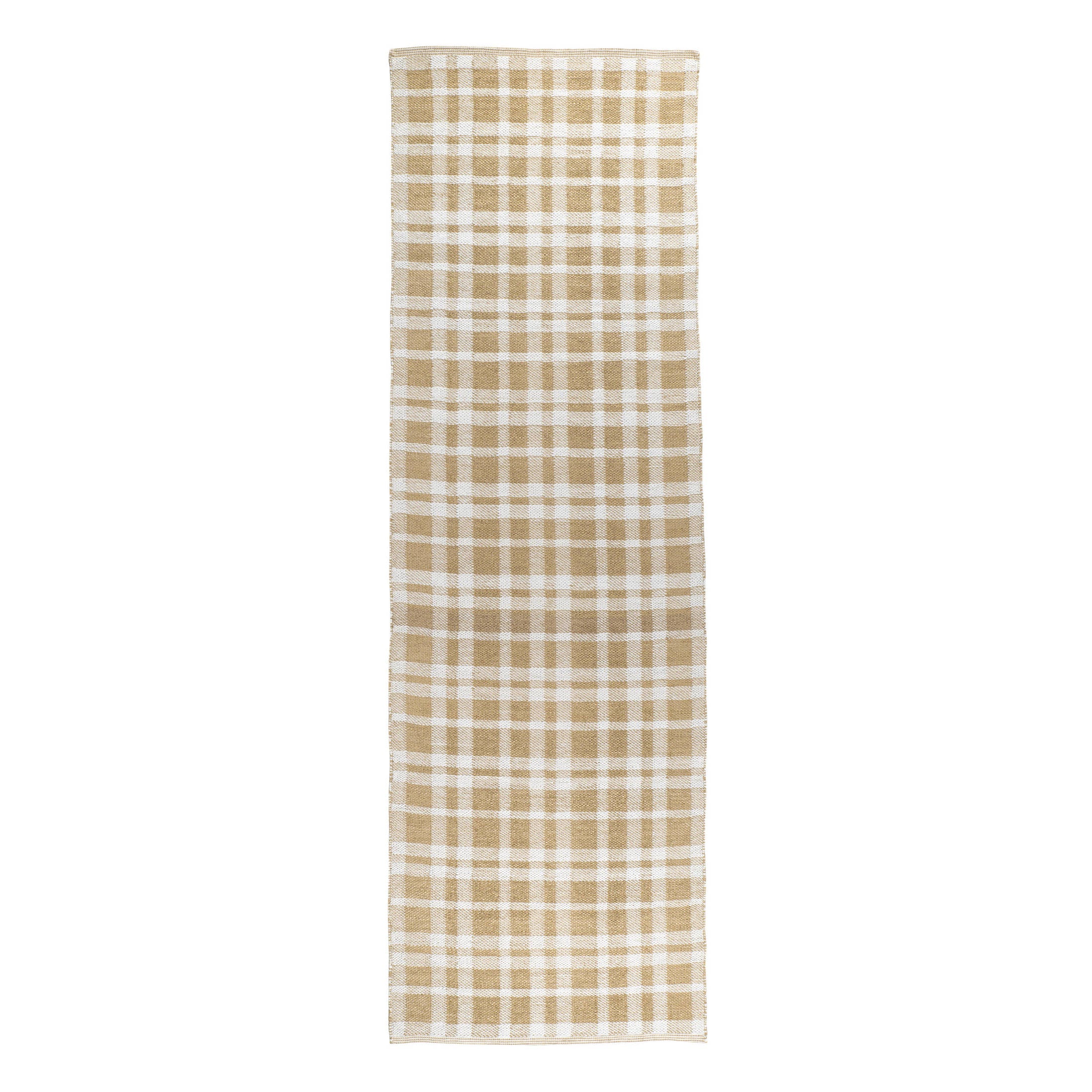 Tattersall Handwoven Indoor/Outdoor Rug | Khaki - Image 2