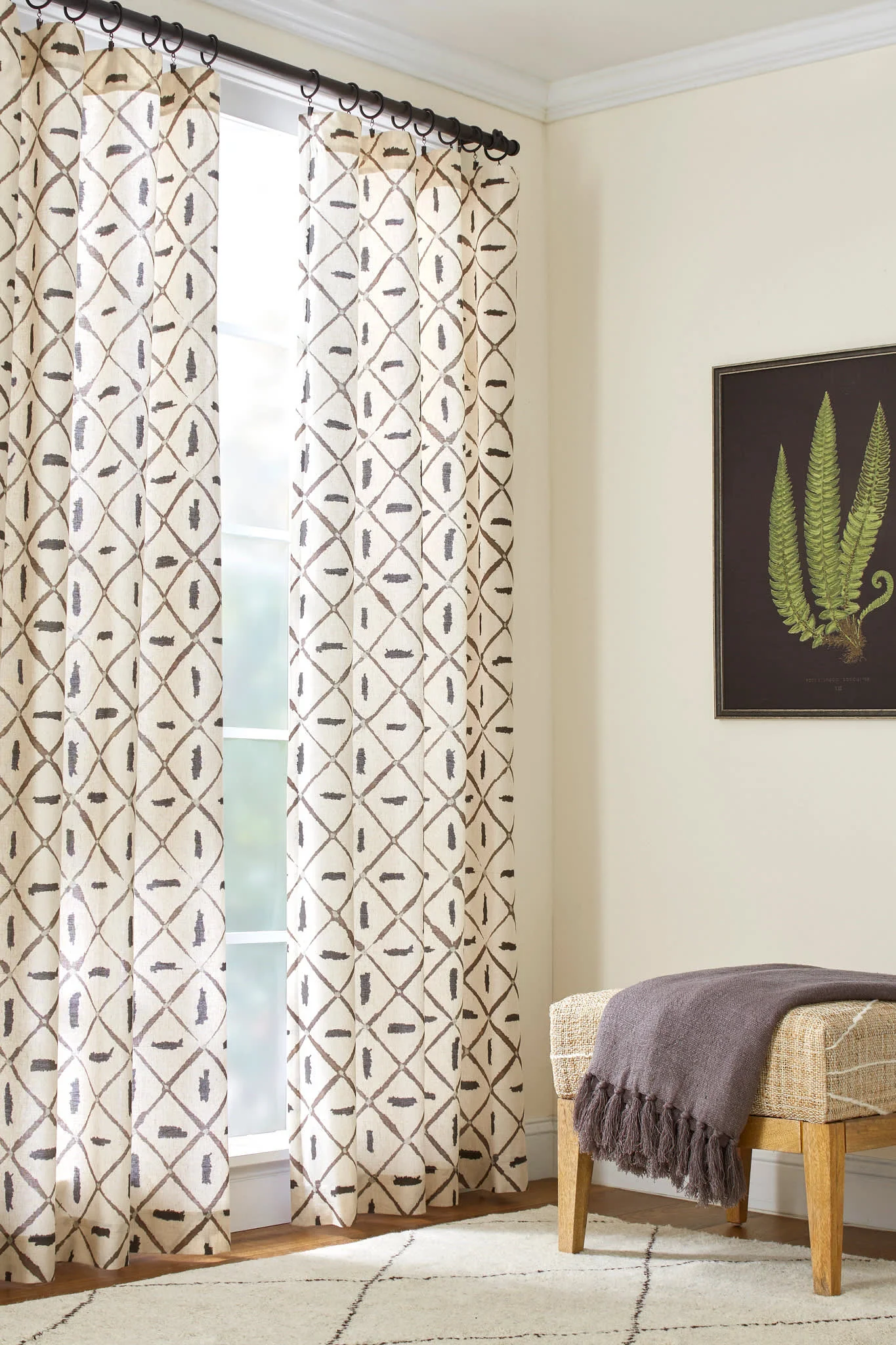 Tatum Curtain Panel | Ivory - Image 2