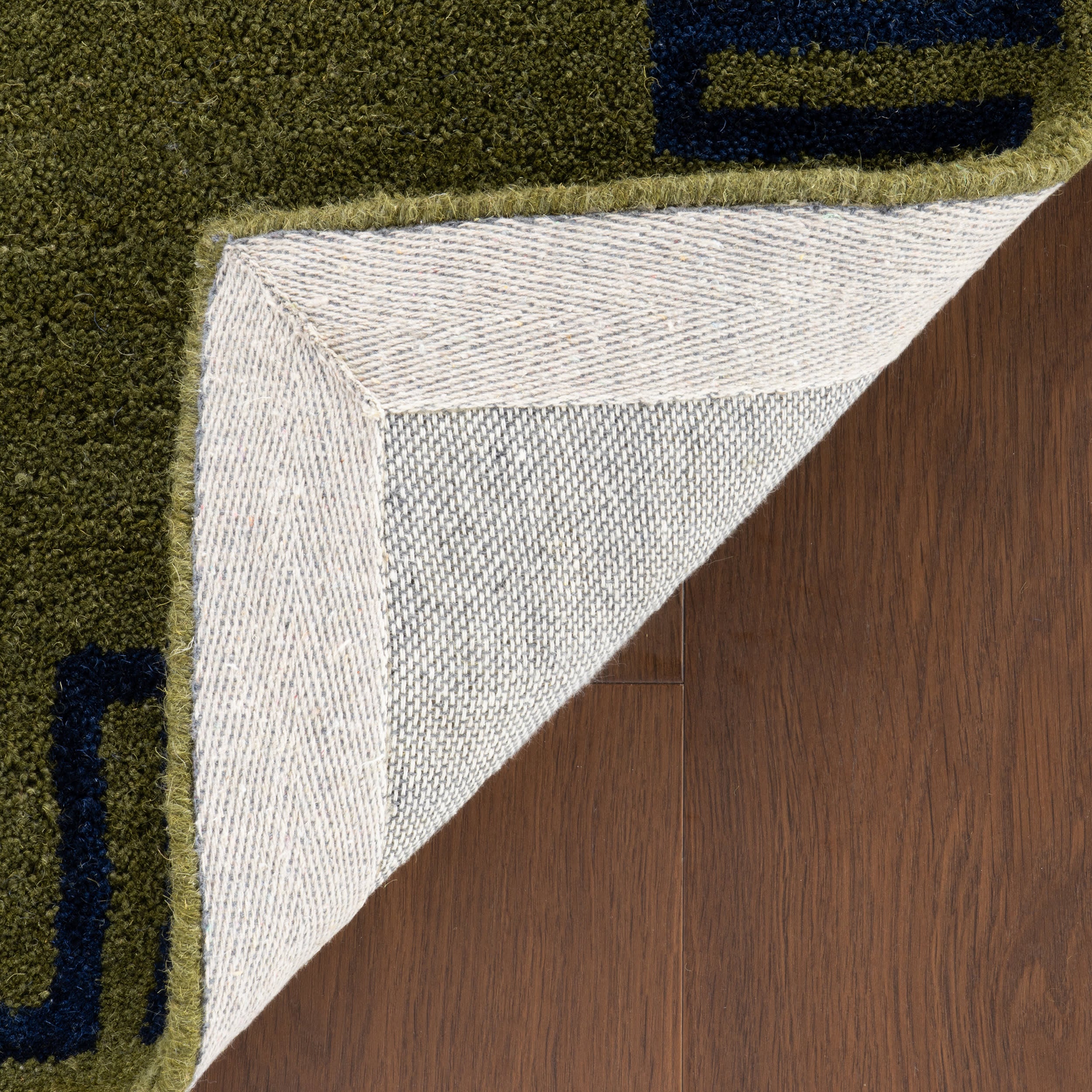 Taya Modern Bordered Rug | Green - Image 3