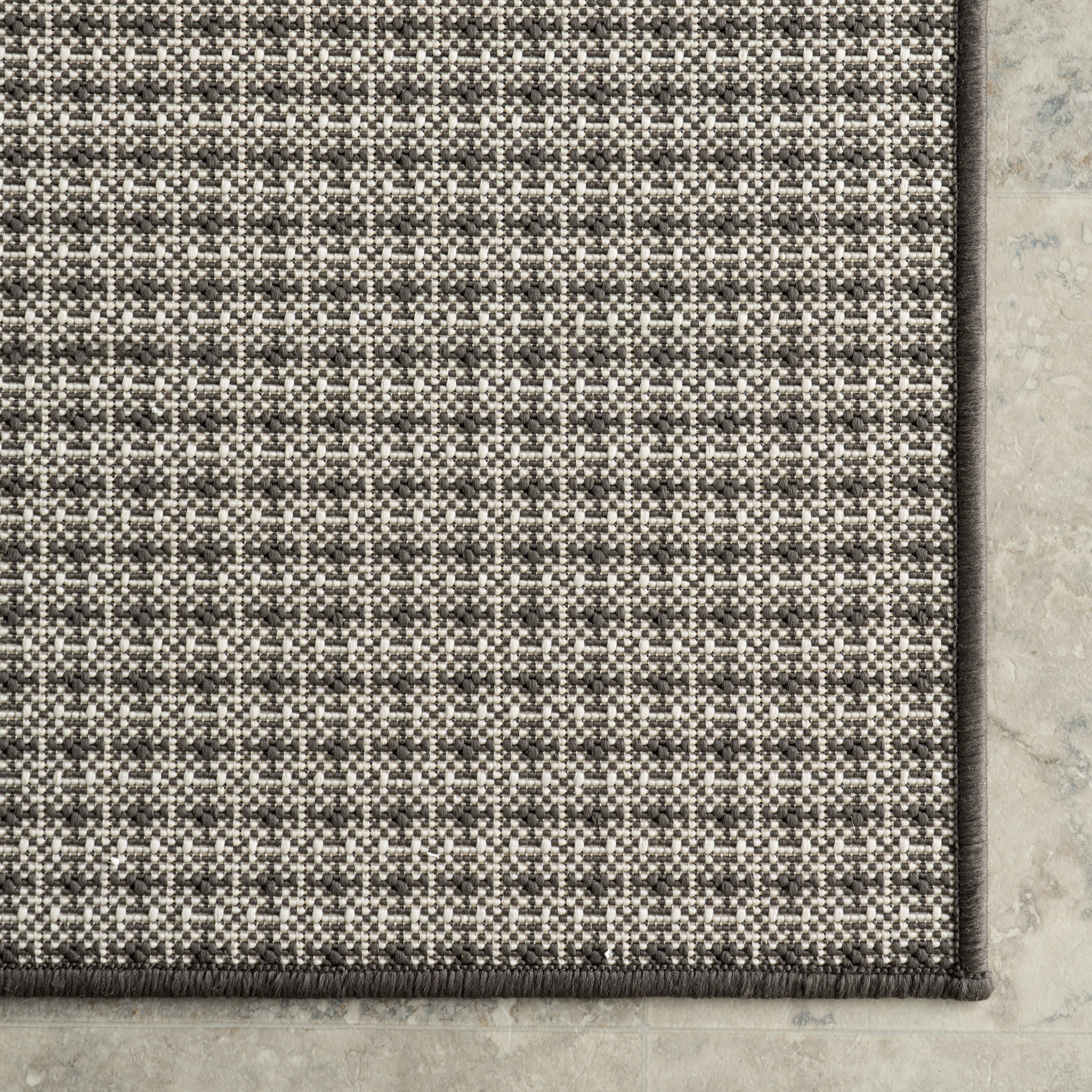 Tirzah Modern Indoor/Outdoor Rug | Grey - Image 4