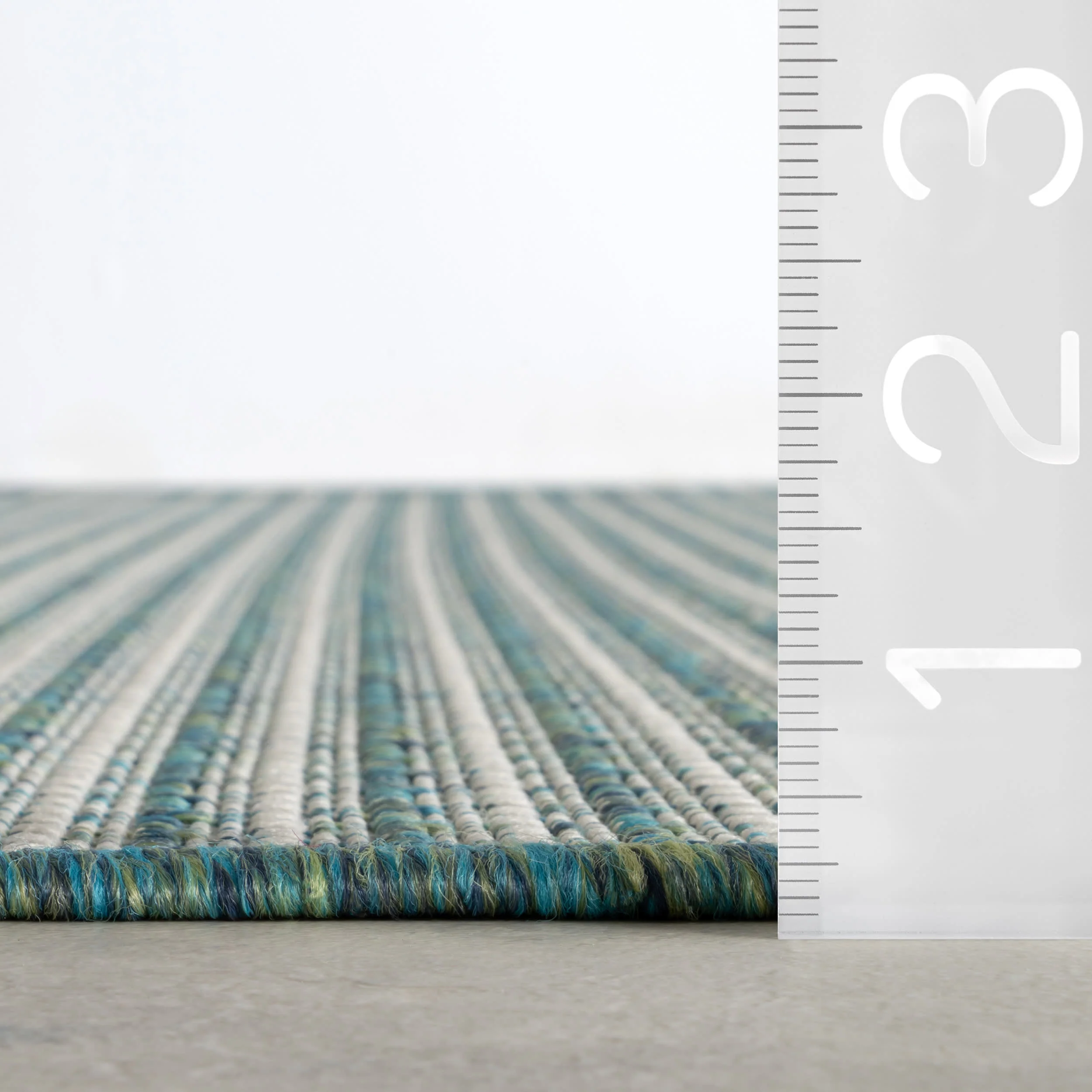 Tirzah Modern Indoor/Outdoor Rug | Teal - Image 5