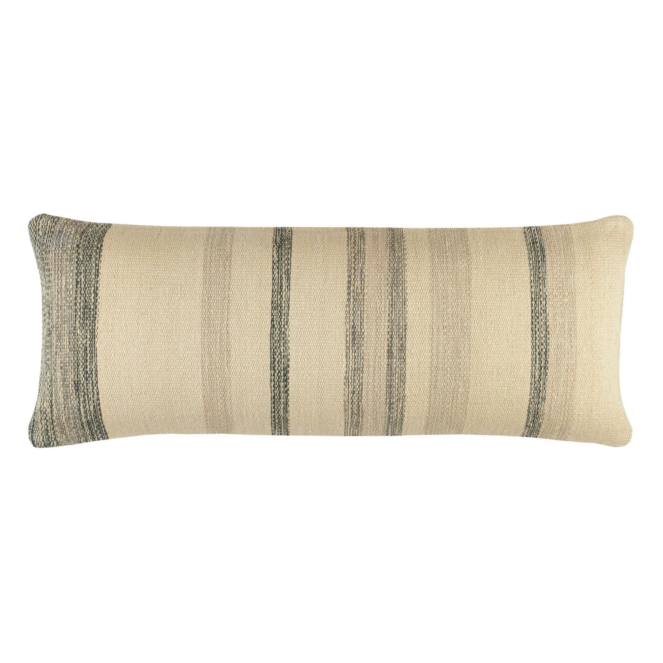 Turner Stripe Decorative Pillow Cover | Everglade