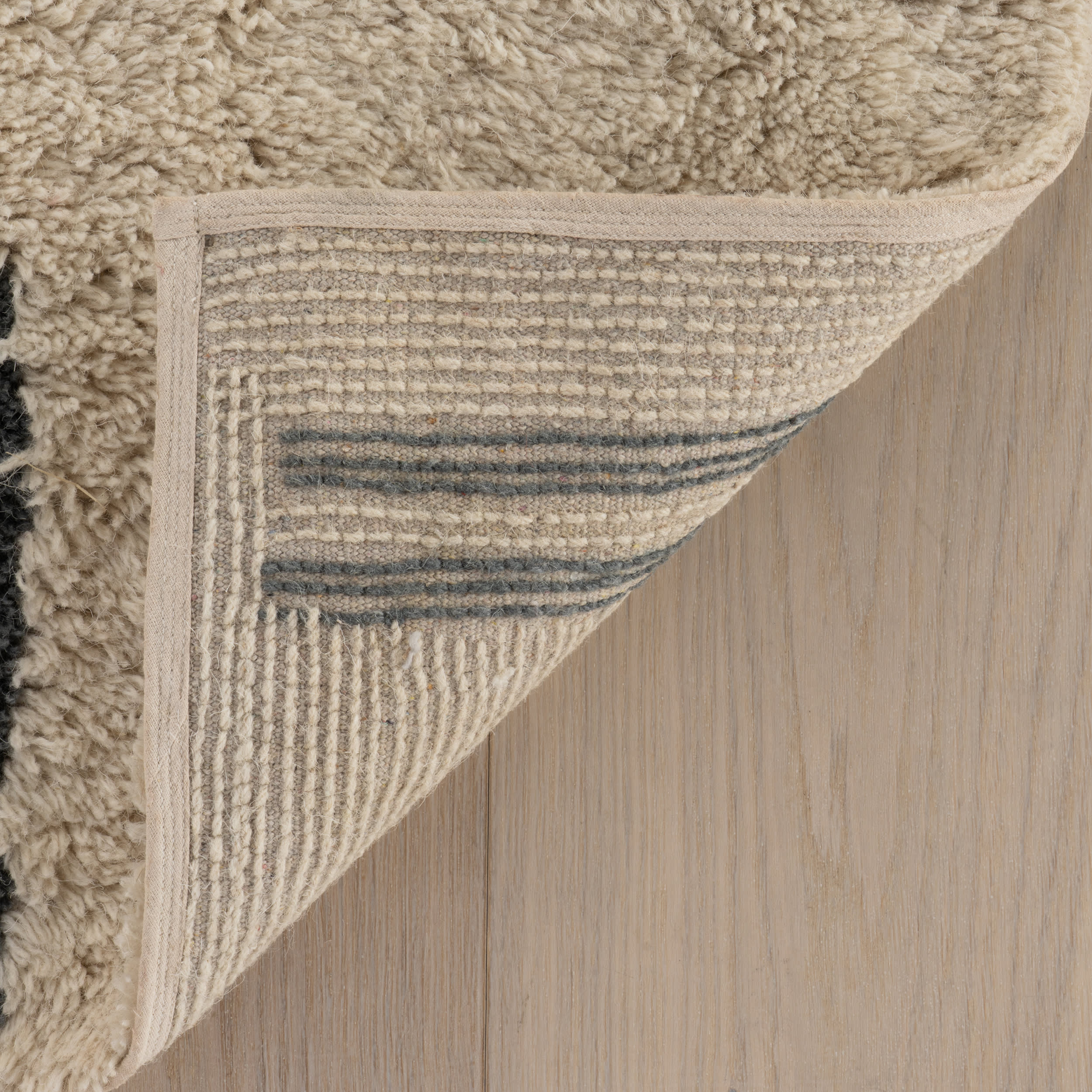 Vina Handmade Washable Wool Rug | Ivory - Image 5