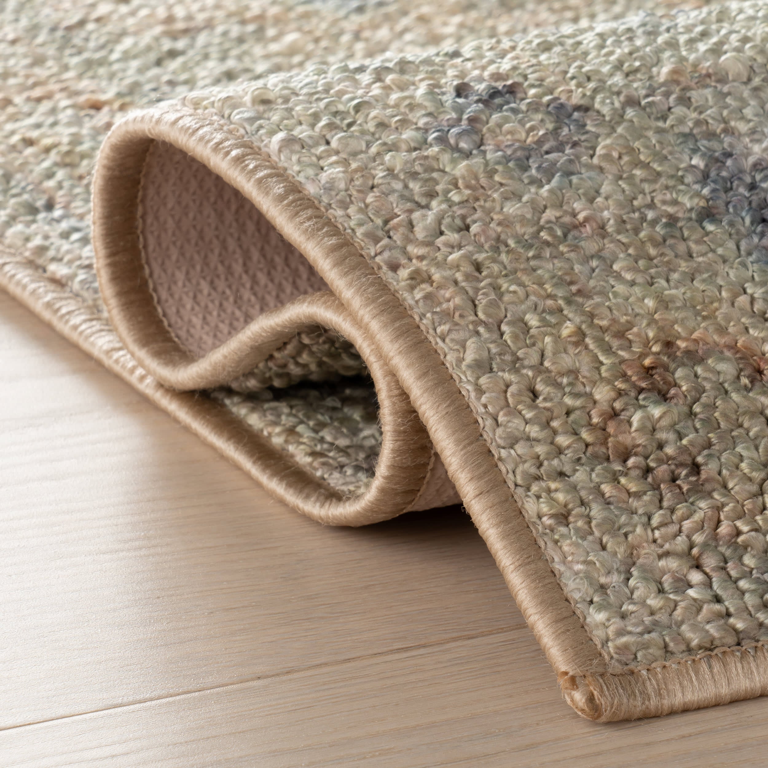 Calyne Traditional Bordered Washable Rug | Blue - Image 10