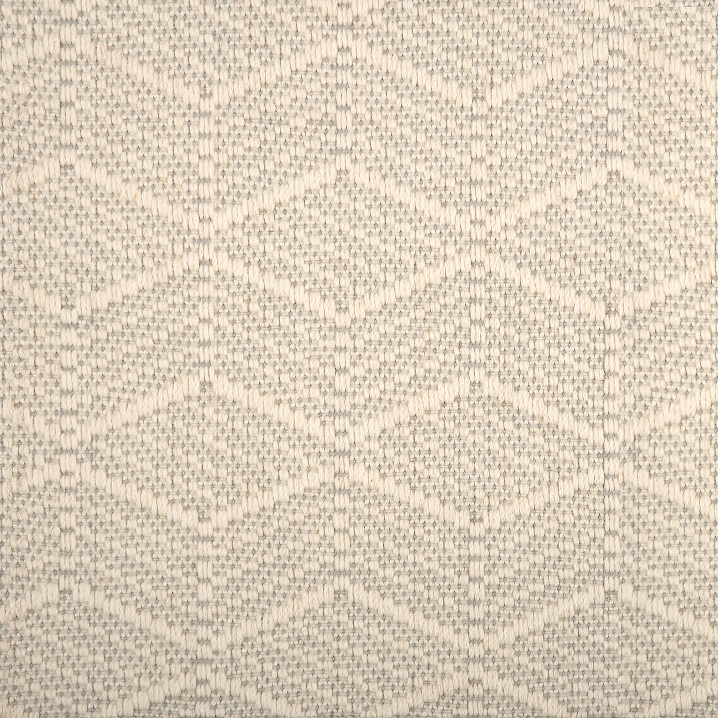 Vivi Chevron Woven Wool Custom Rug Swatch | Grey