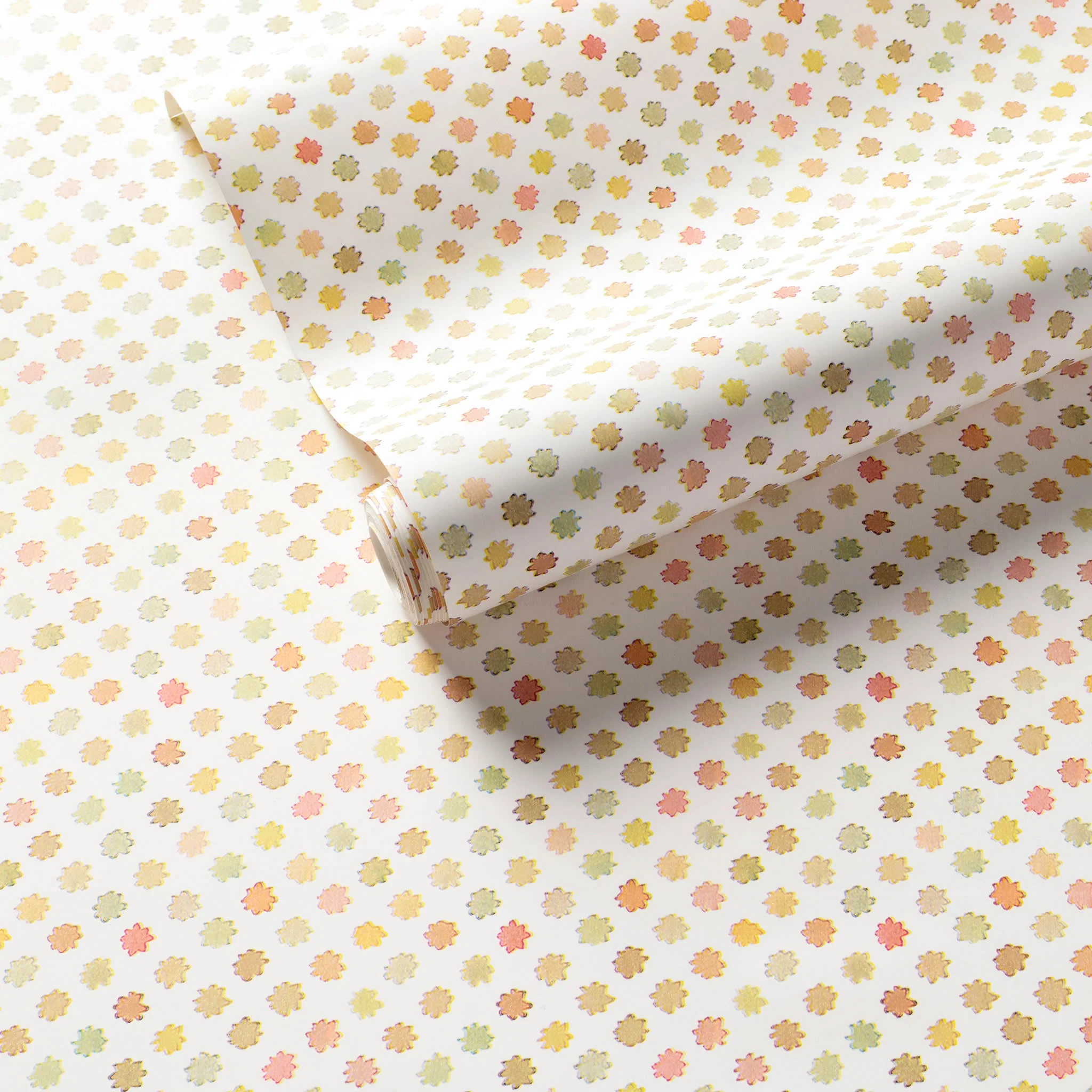 Watercolor Dots Wallpaper | Pink