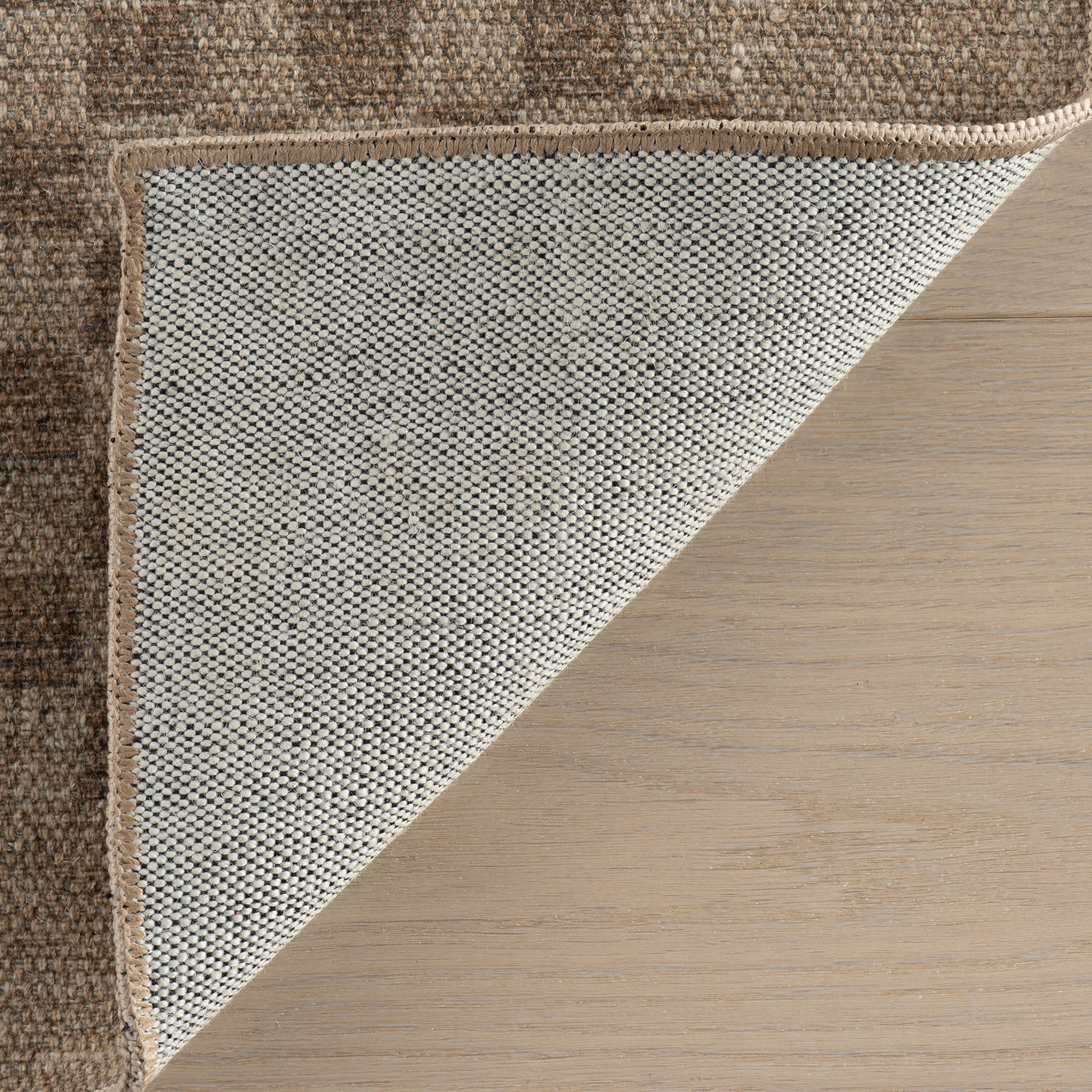 Watts Checkered Washable Rug by Nate Berkus | Brown - Image 5