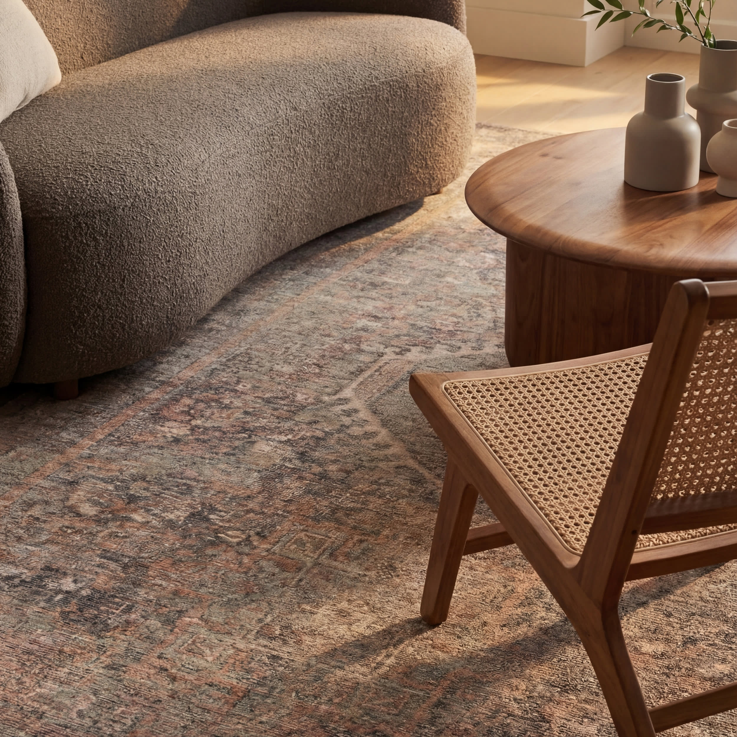 Wavi Medallion Rug | Multicolor - Image 8