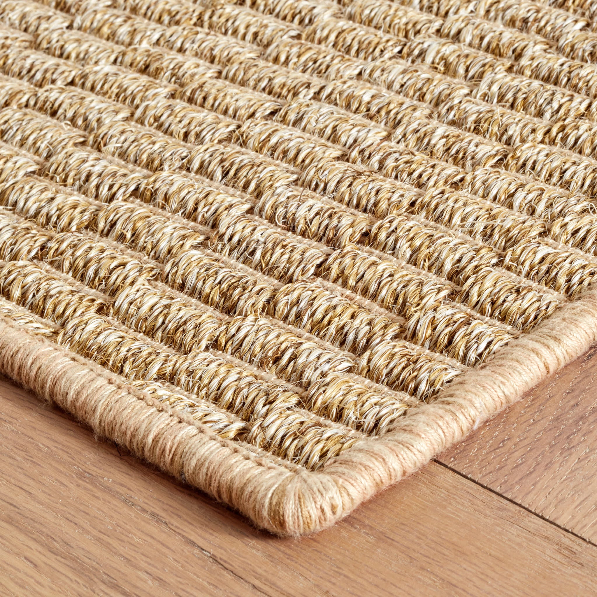 Wicker Woven Sisal Custom Rug | Natural - Image 9