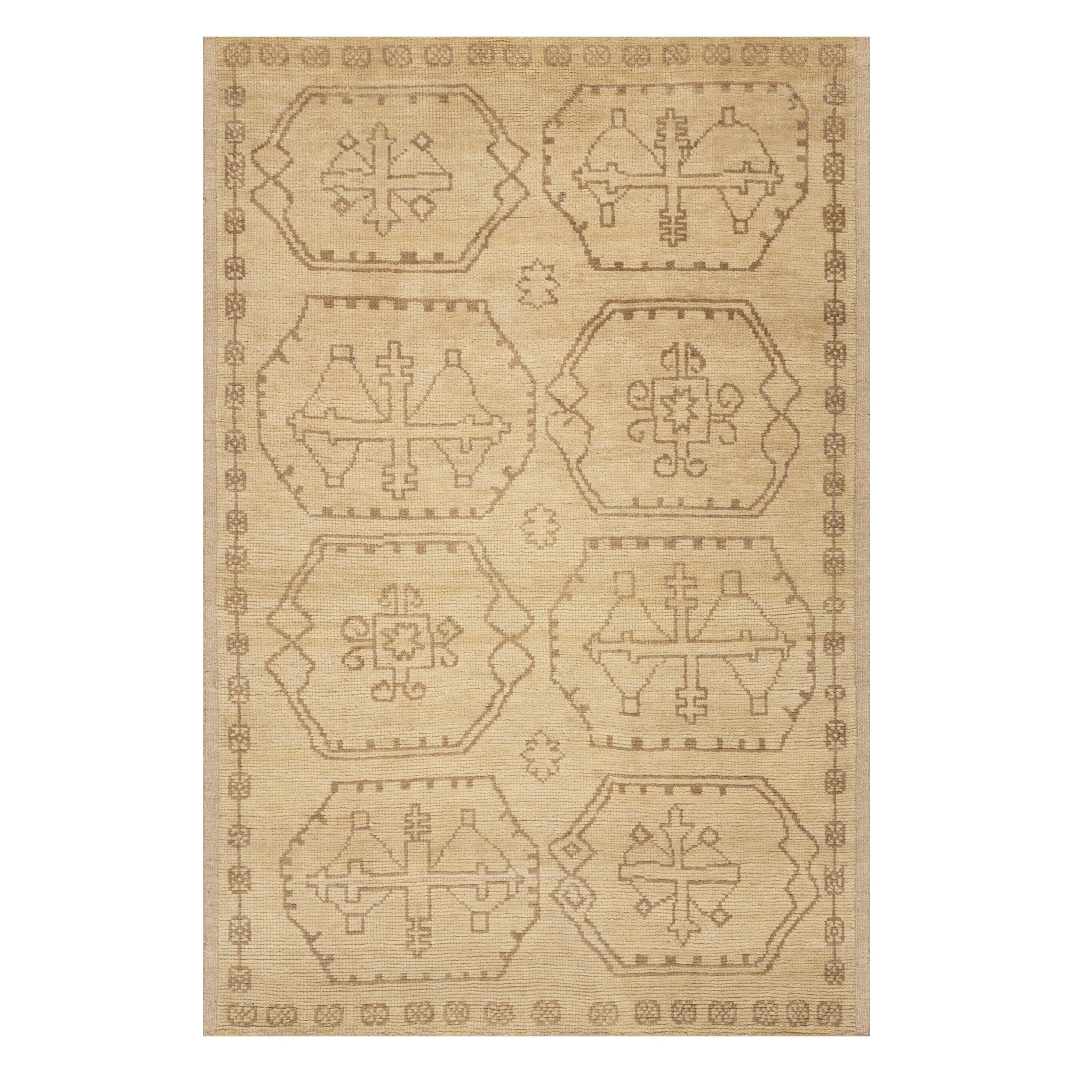 Yaria Traditional Vintage Rug | Beige
