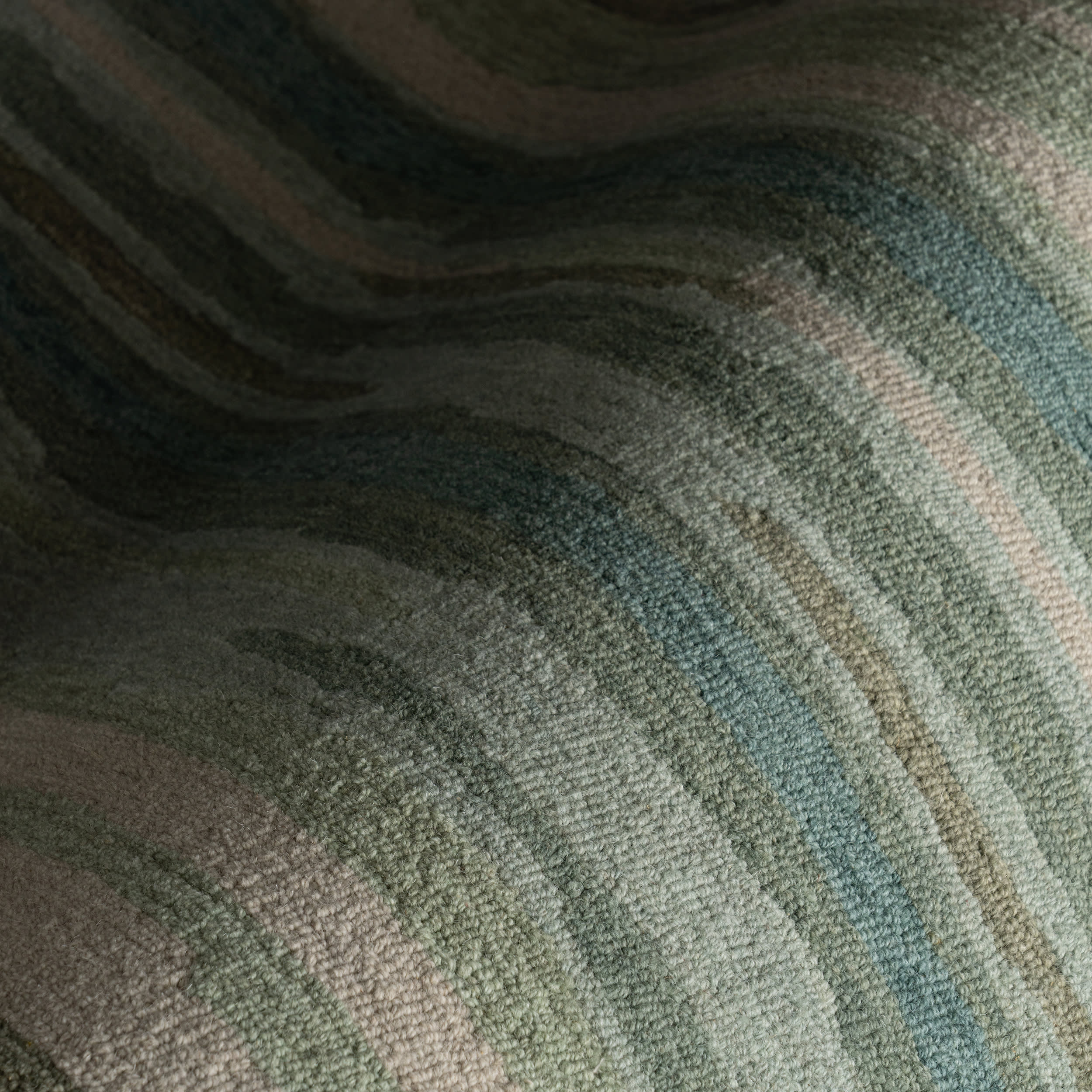 Zare Transitional Abstract Indoor Rug | Blue - Image 6